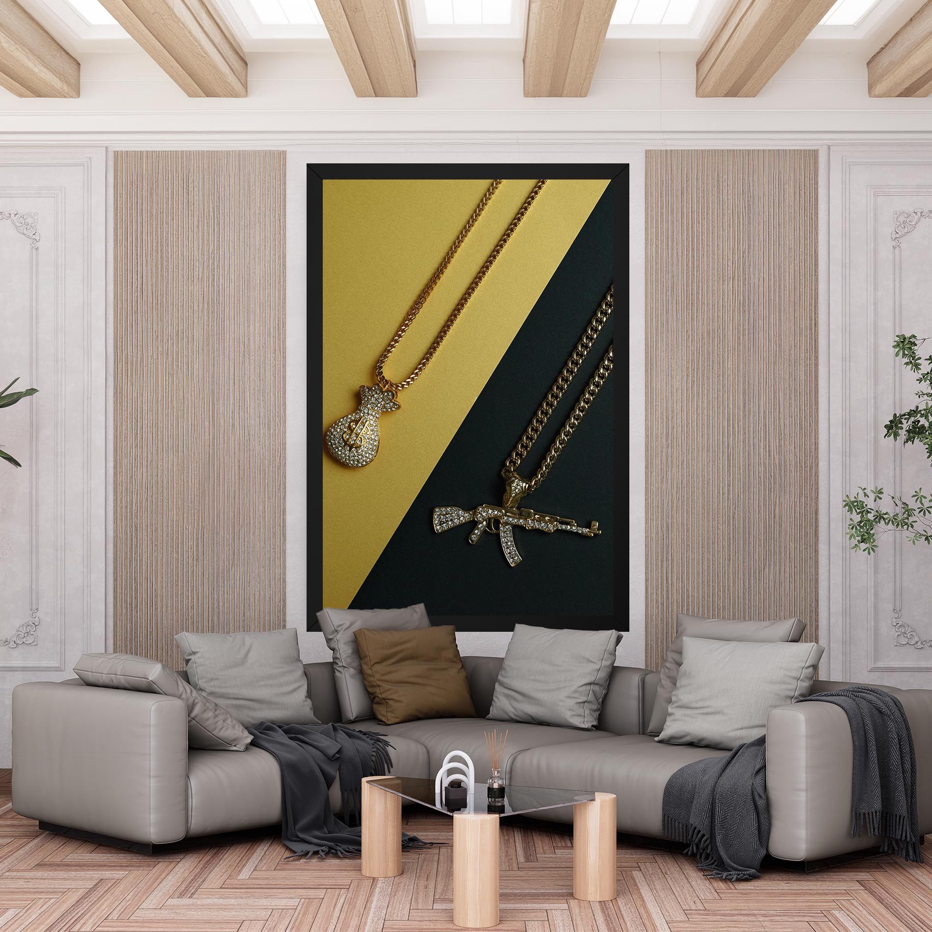 Gun Neckace mockup 6