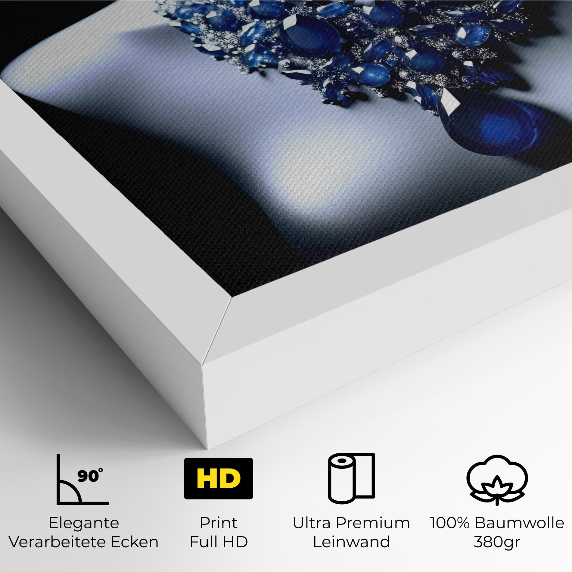 Blue Diamonds Necklace mockup 4