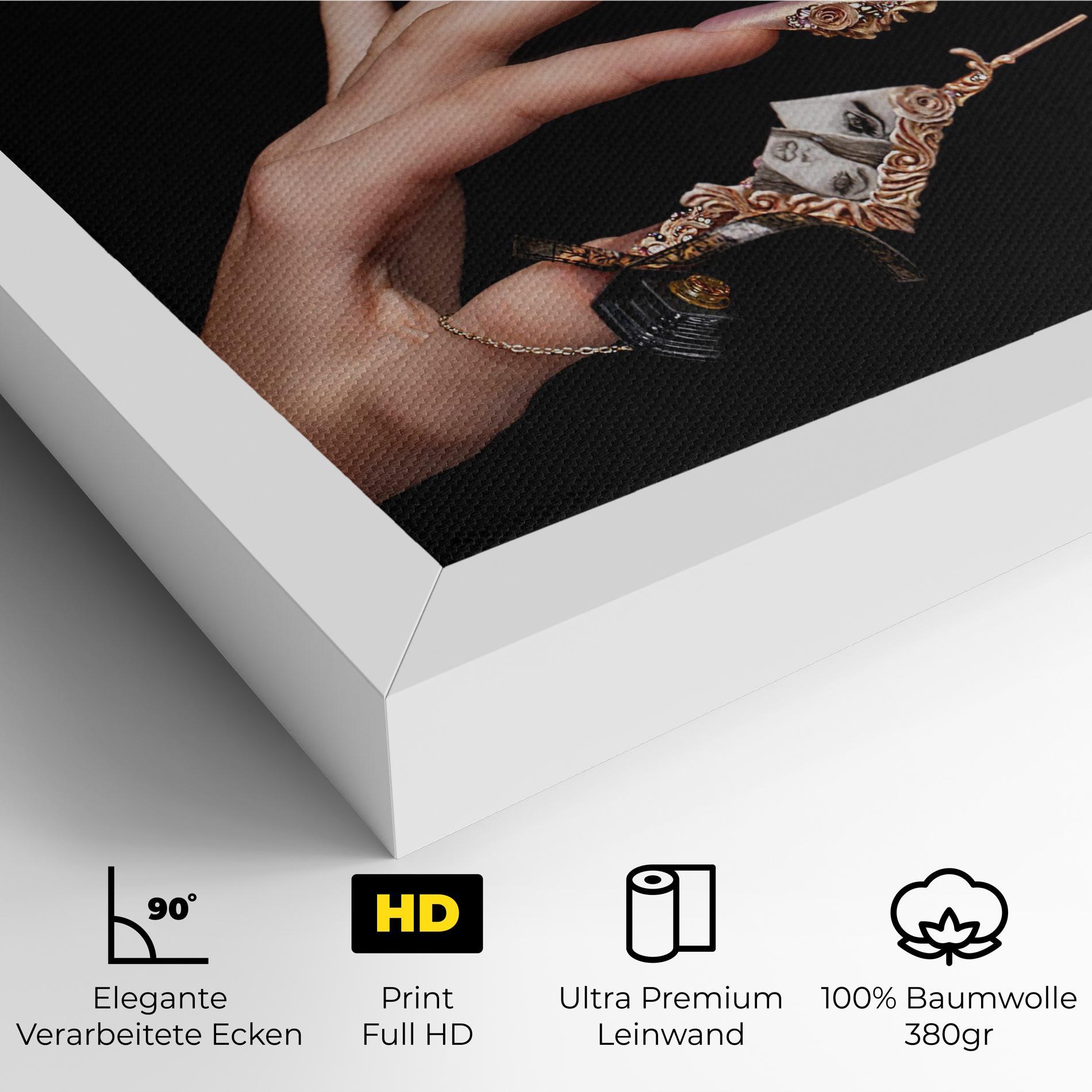 Leinwandbild Creative Manicure mockup 4