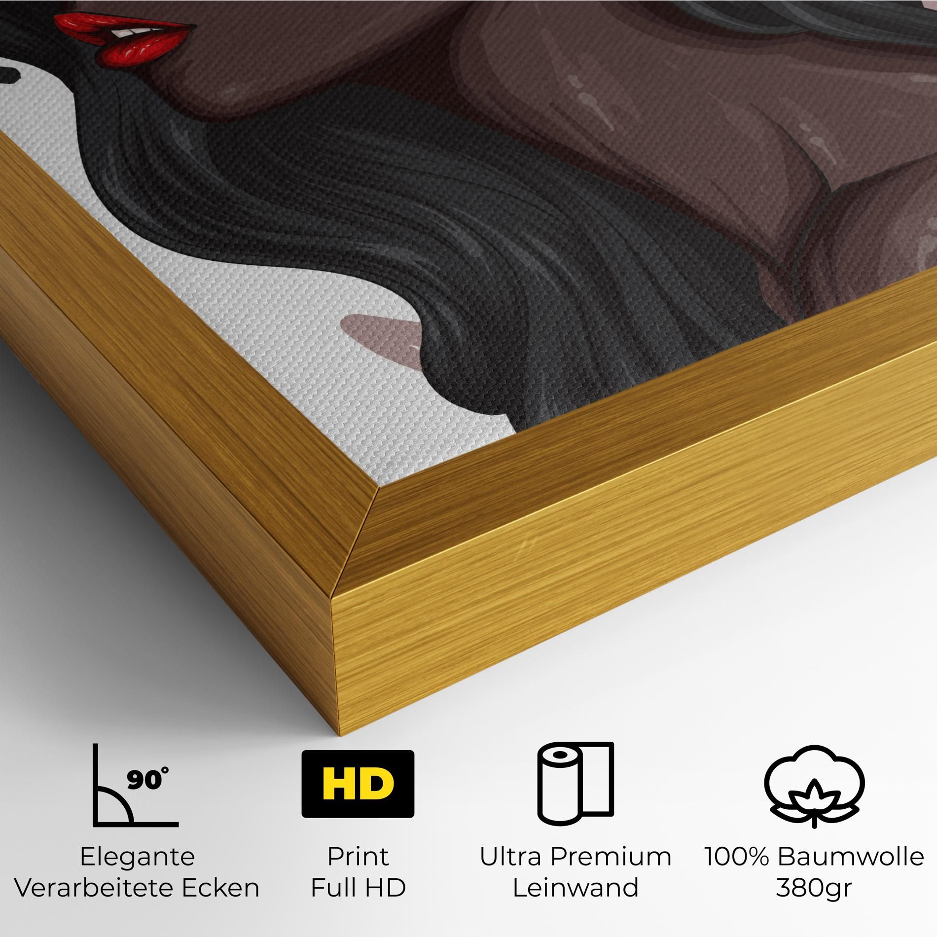 Black Woman With Crown mockup 4