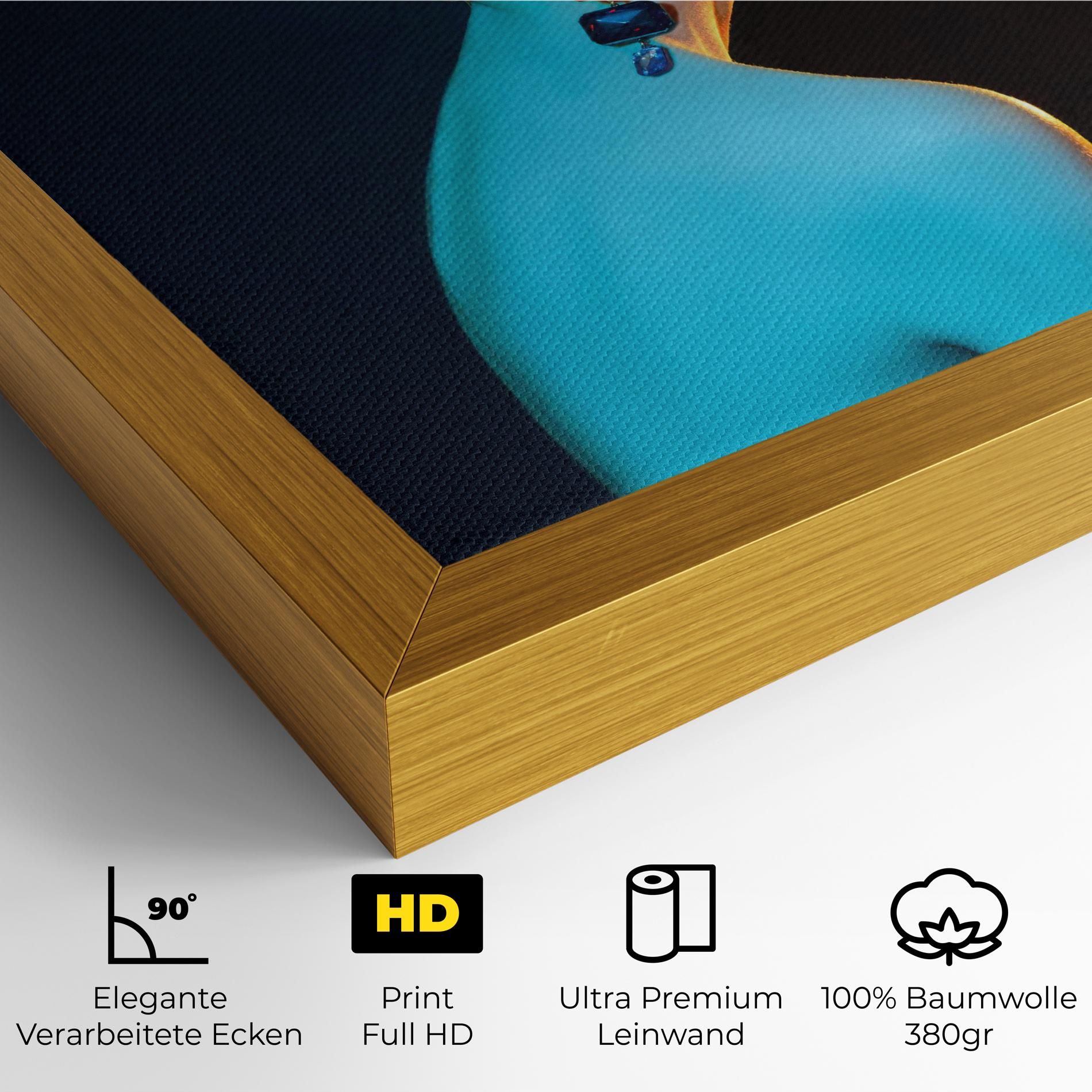 Blue Light Earring mockup 4