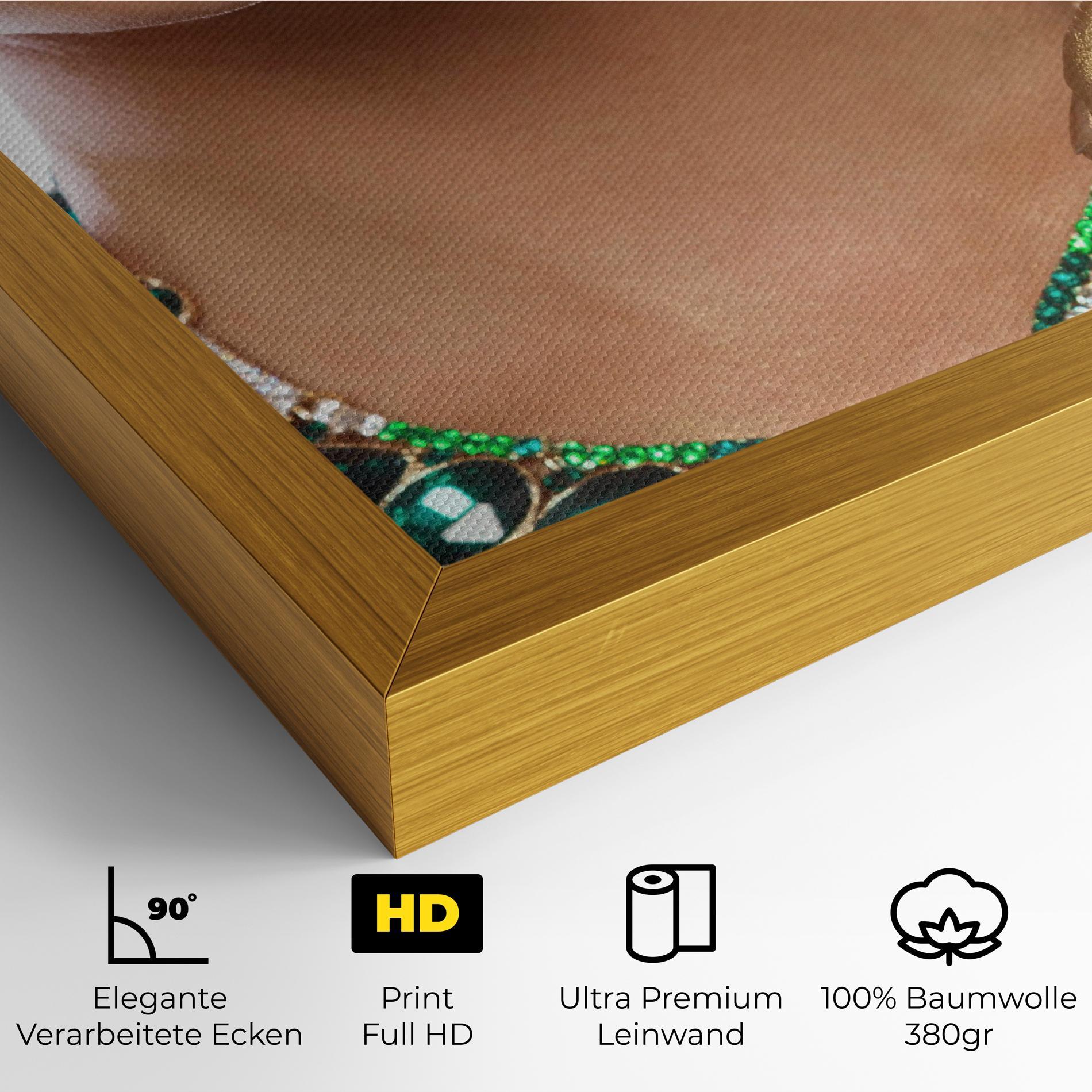 Leinwandbild Green Accessory mockup 4