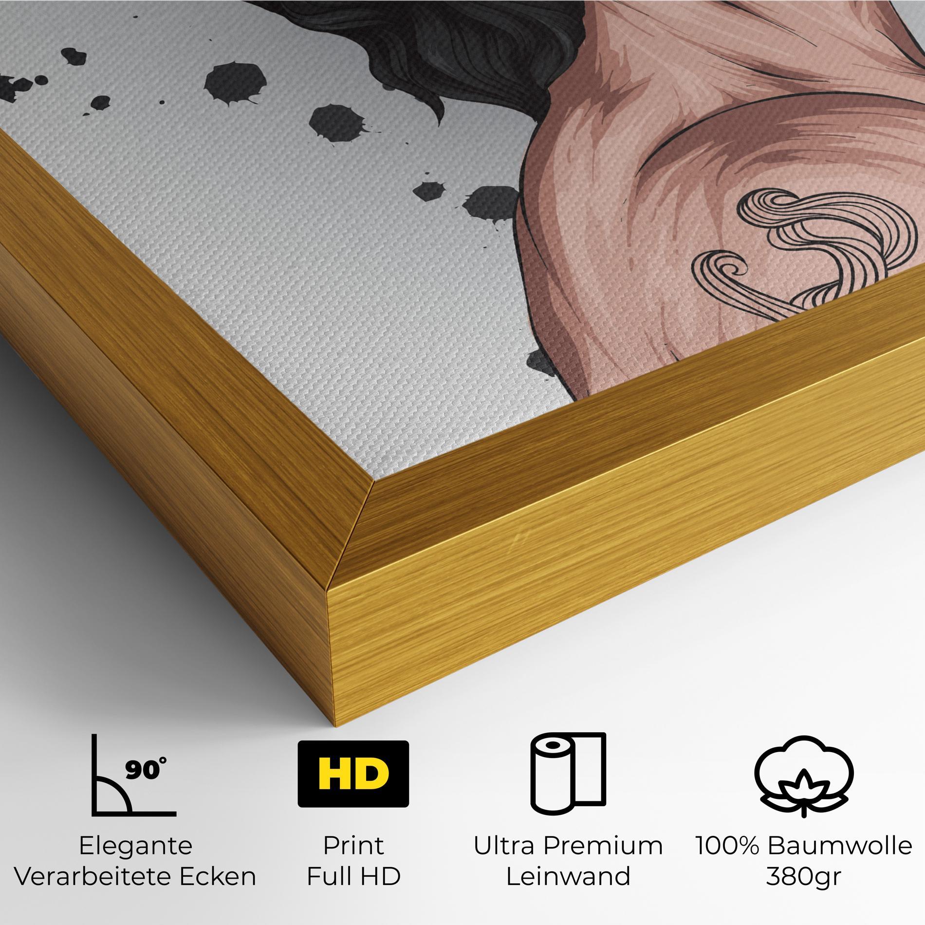 Leinwandbild Male With Crown mockup 4