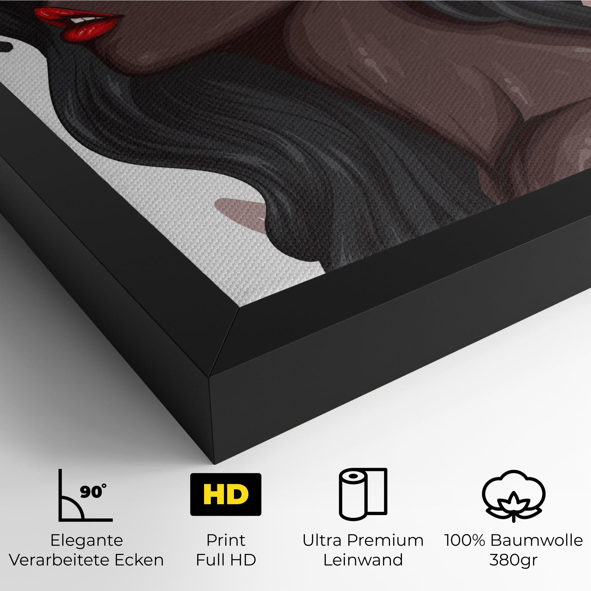 Black Woman With Crown mockup 4