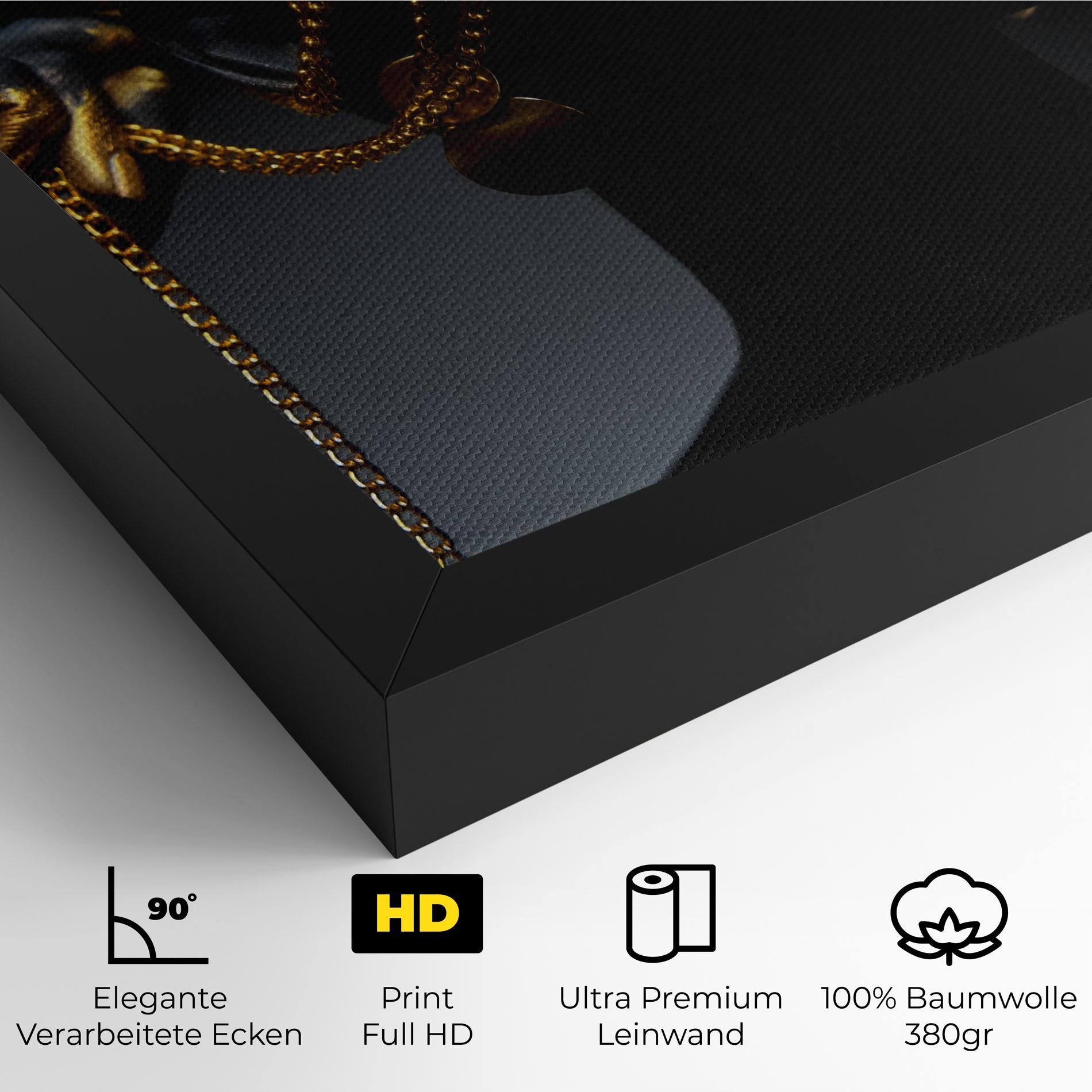 Leinwandbild Pretty Gold Chain mockup 4