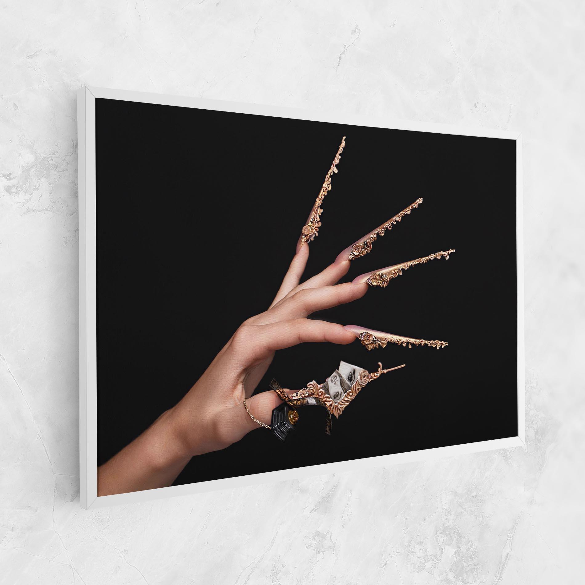 Leinwandbild Creative Manicure mockup 1