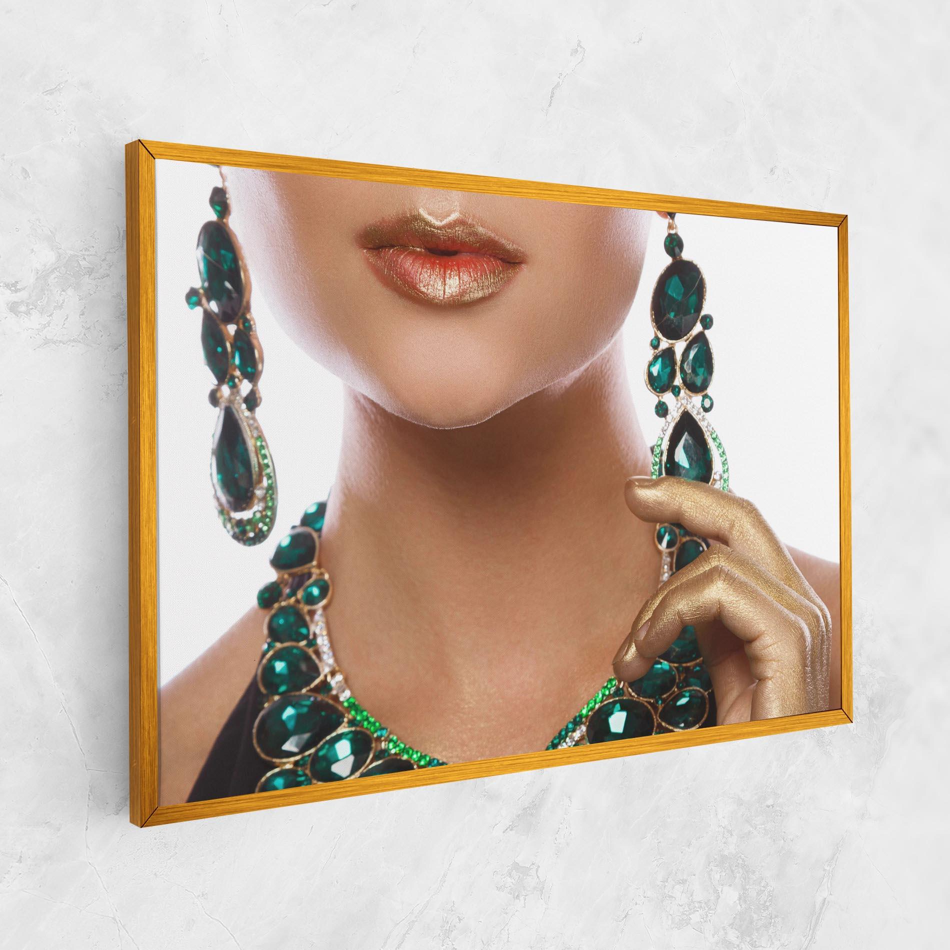 Leinwandbild Green Accessory mockup 1