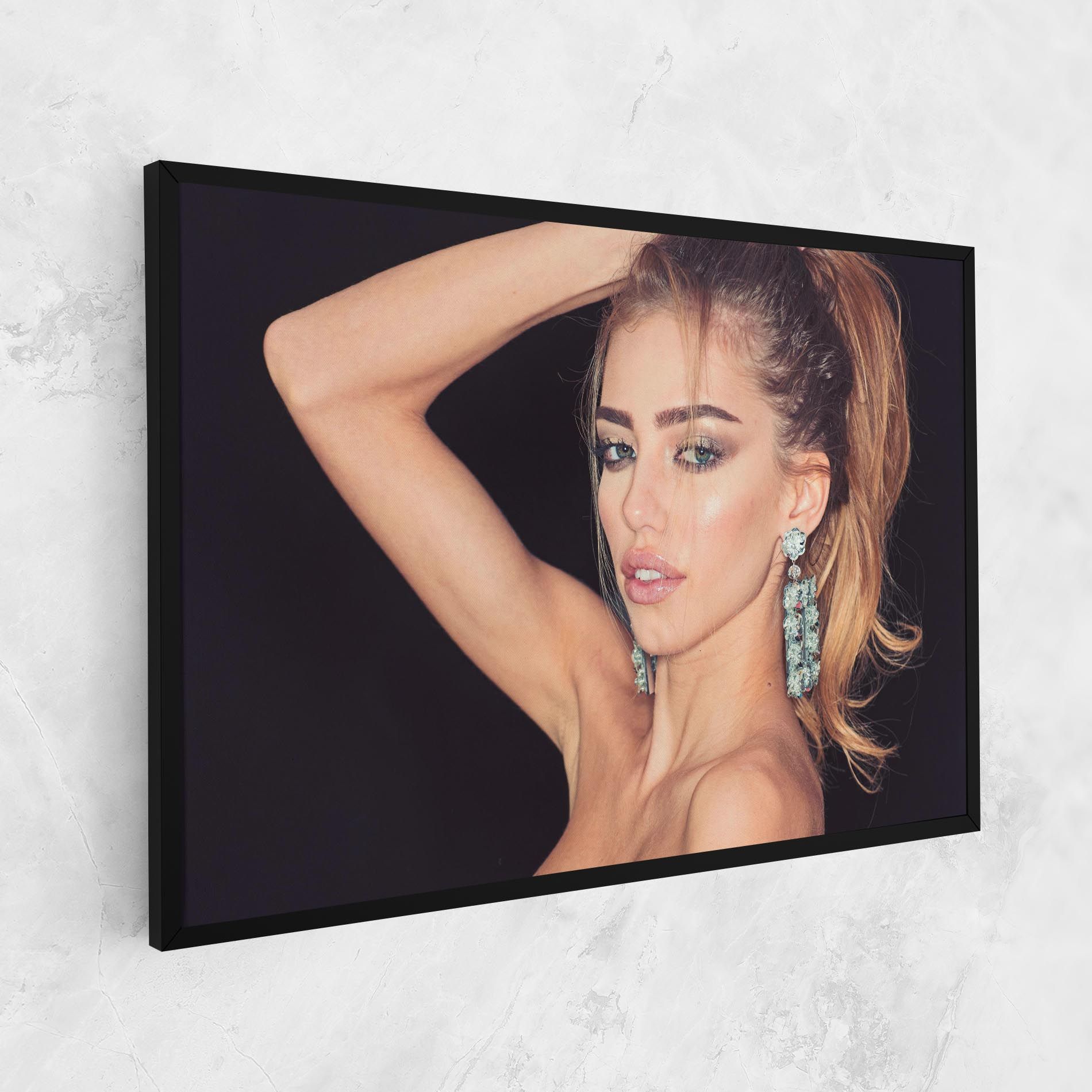 Flower Earrings mockup 1