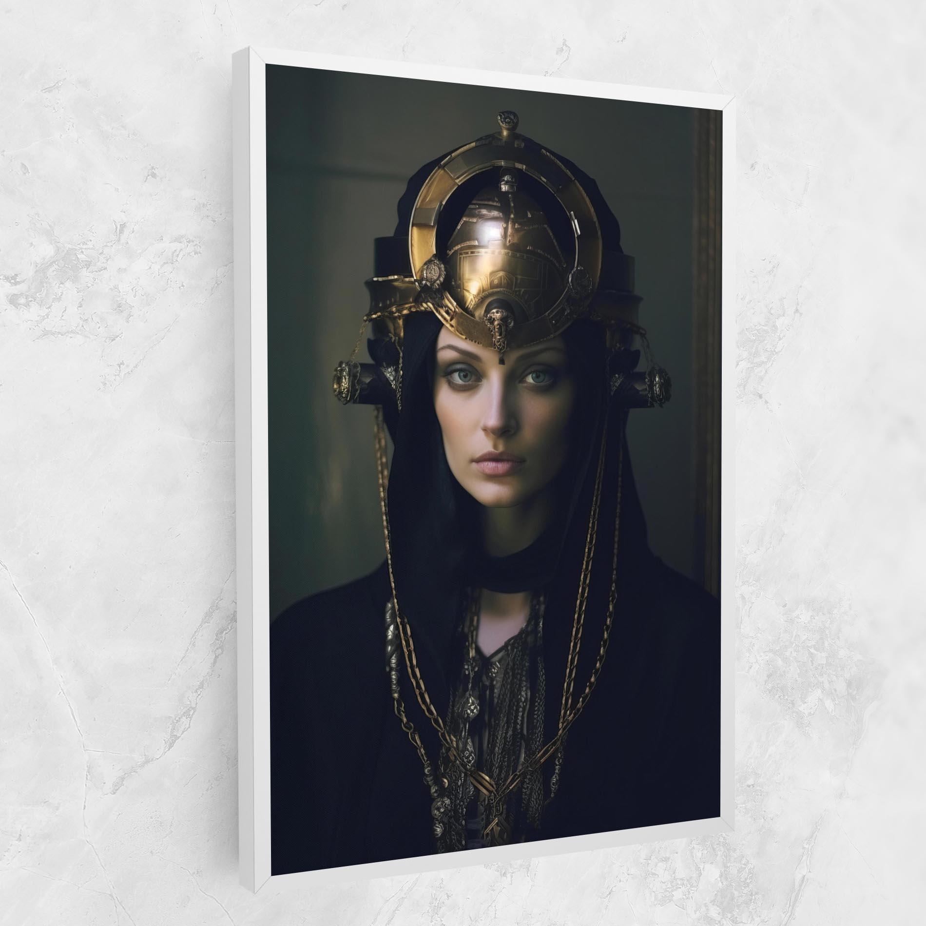 Leinwandbild Gold Headpiece mockup 1