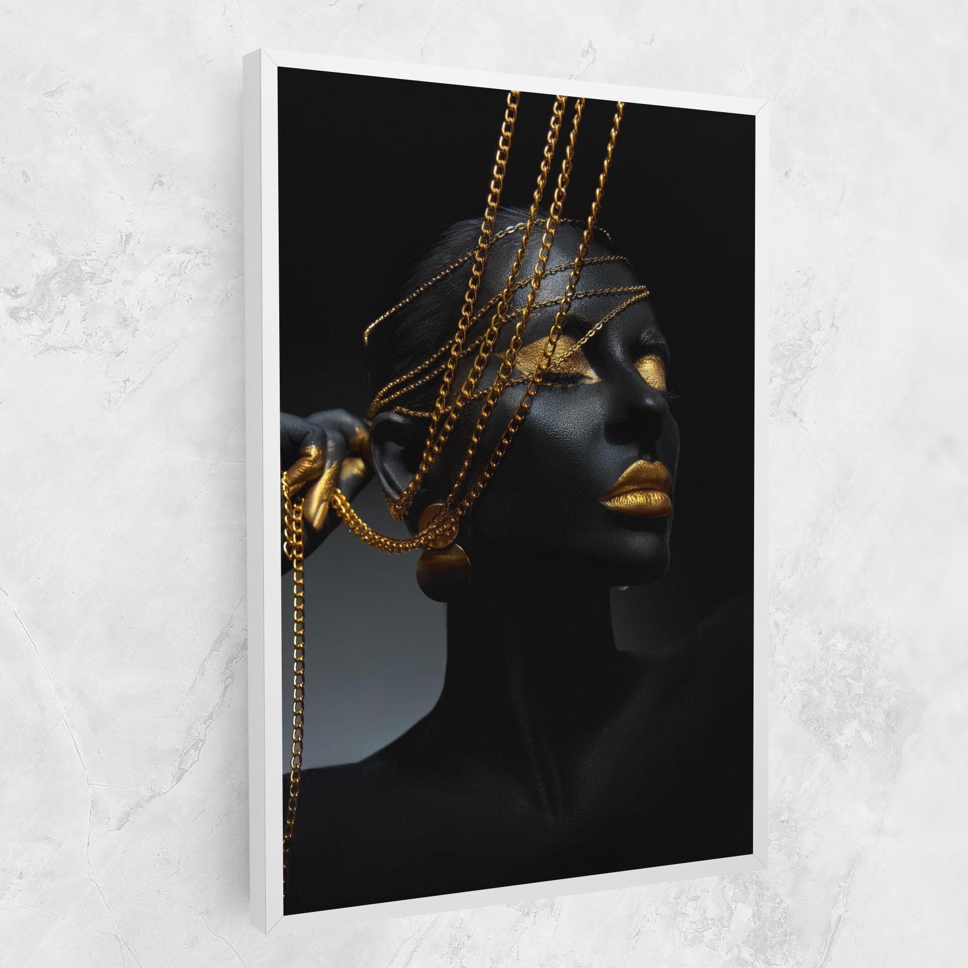 Leinwandbild Pretty Gold Chain mockup 1