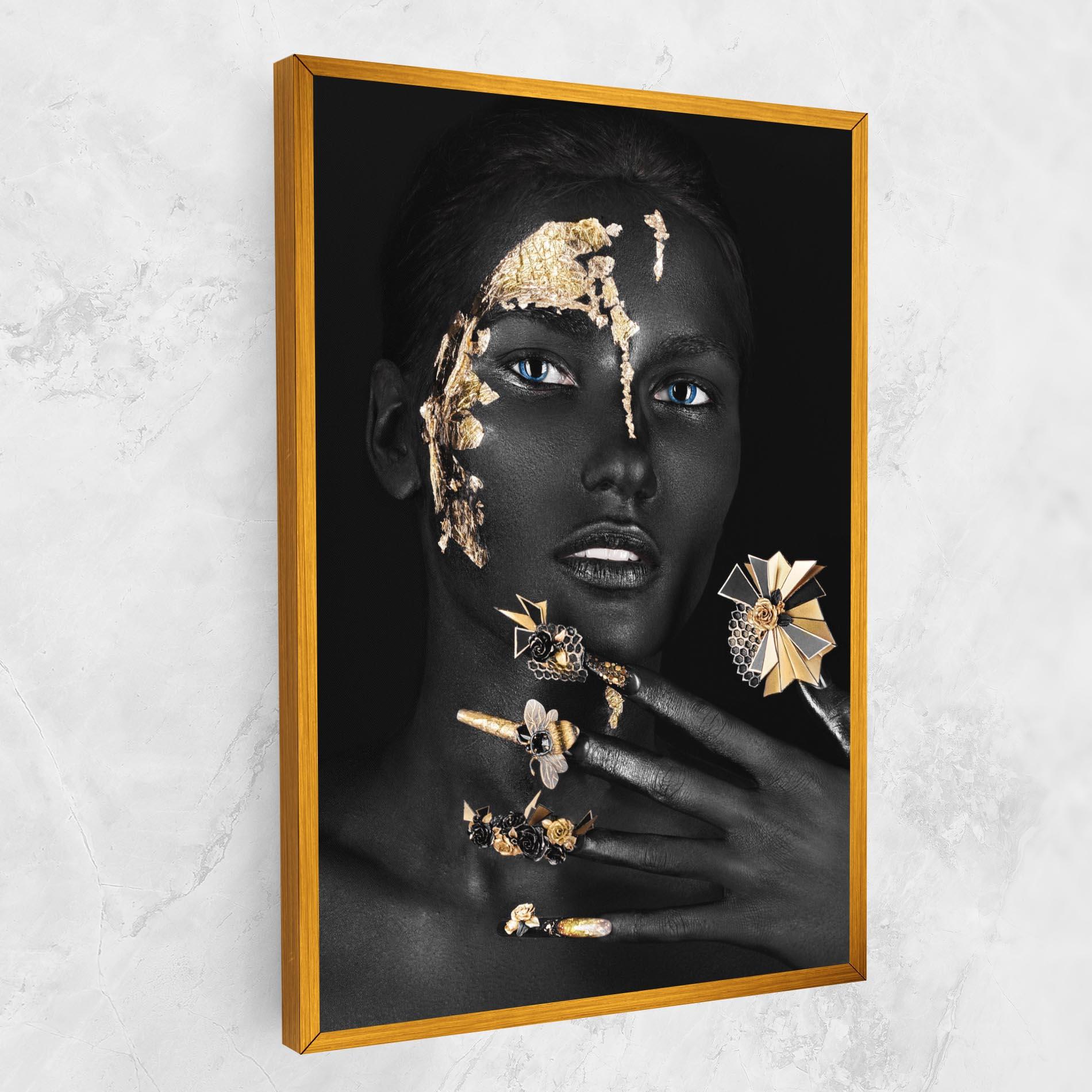 Leinwandbild Black Art Makeup mockup 1