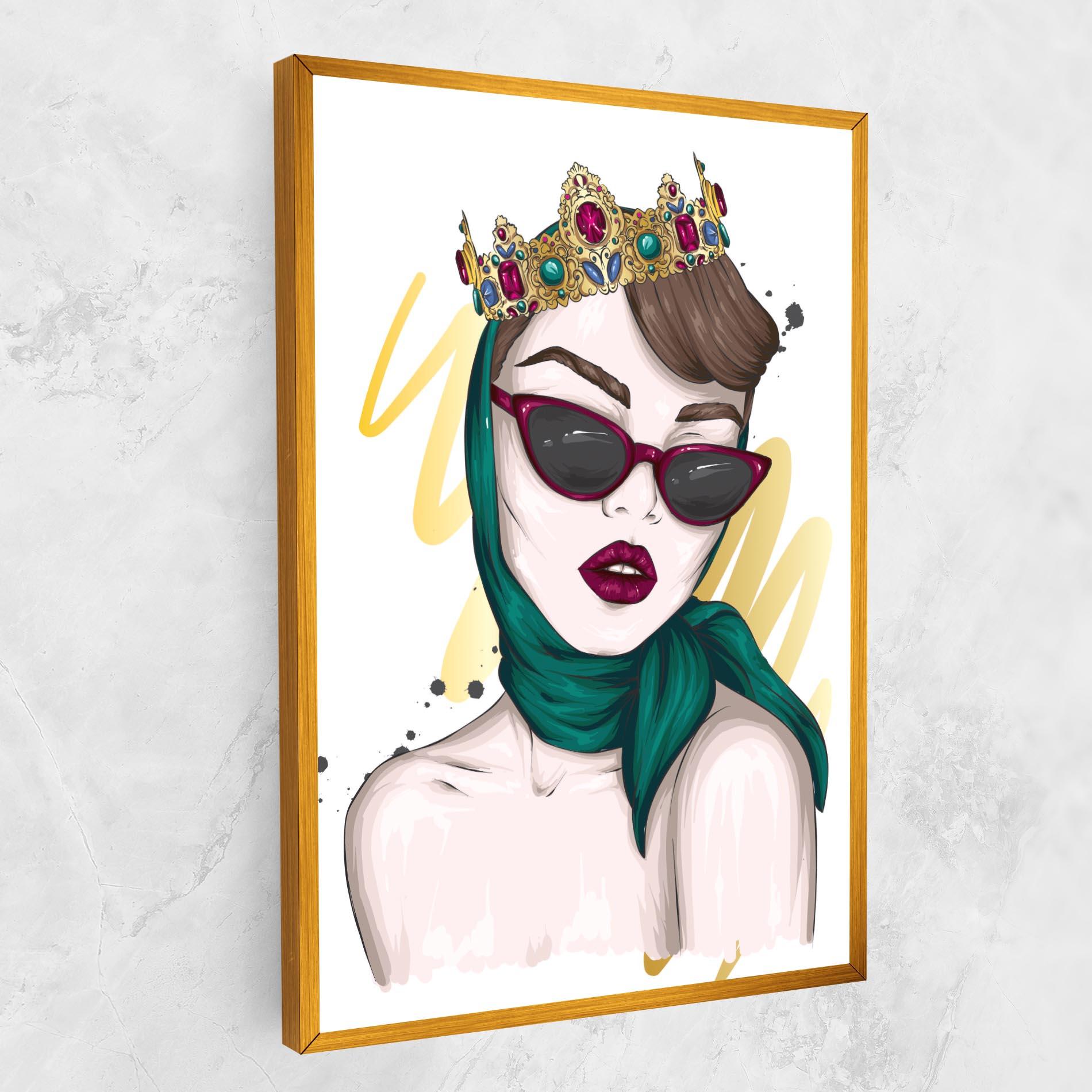 Leinwandbild Diva Crown mockup 1