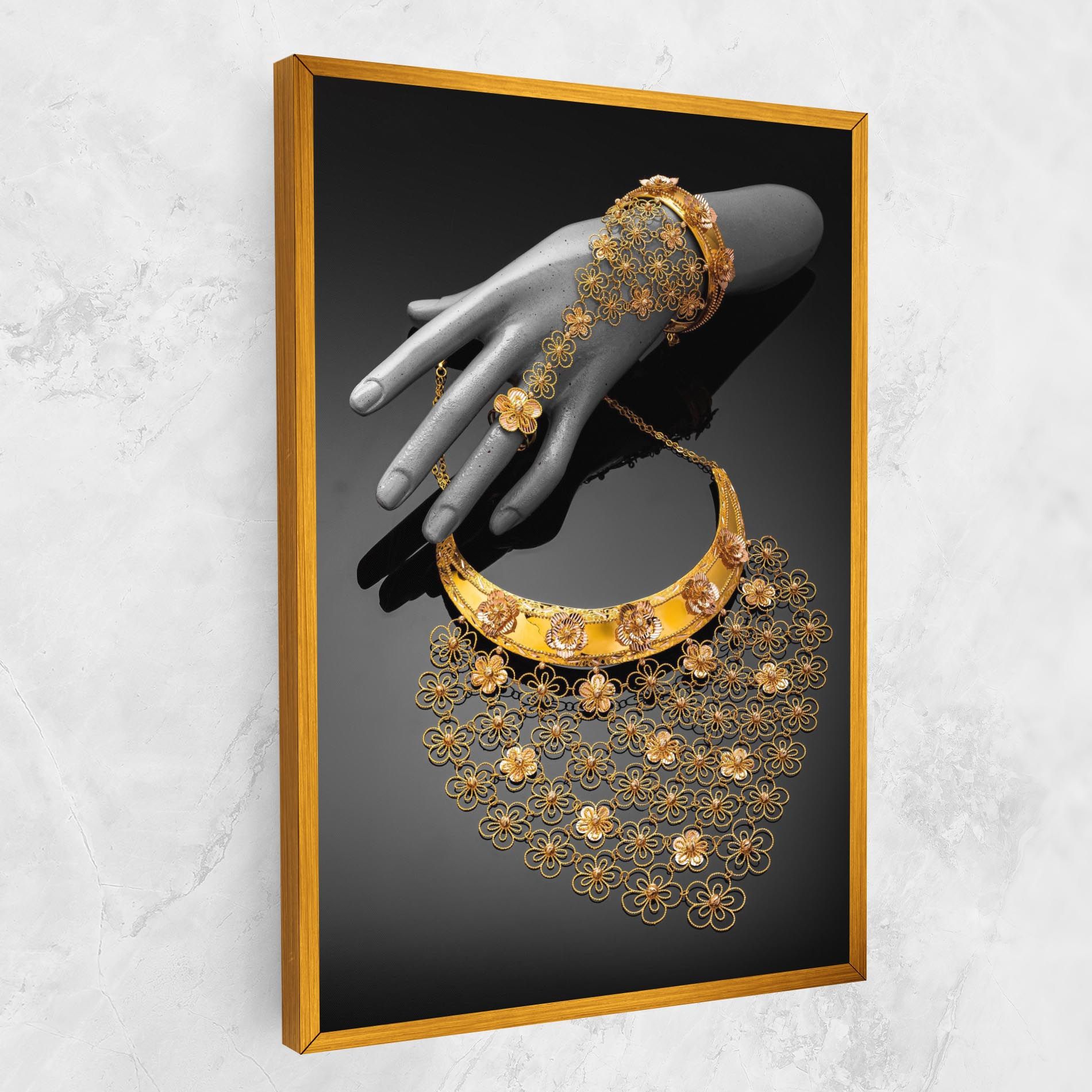 Golden Jewelery Set mockup 1