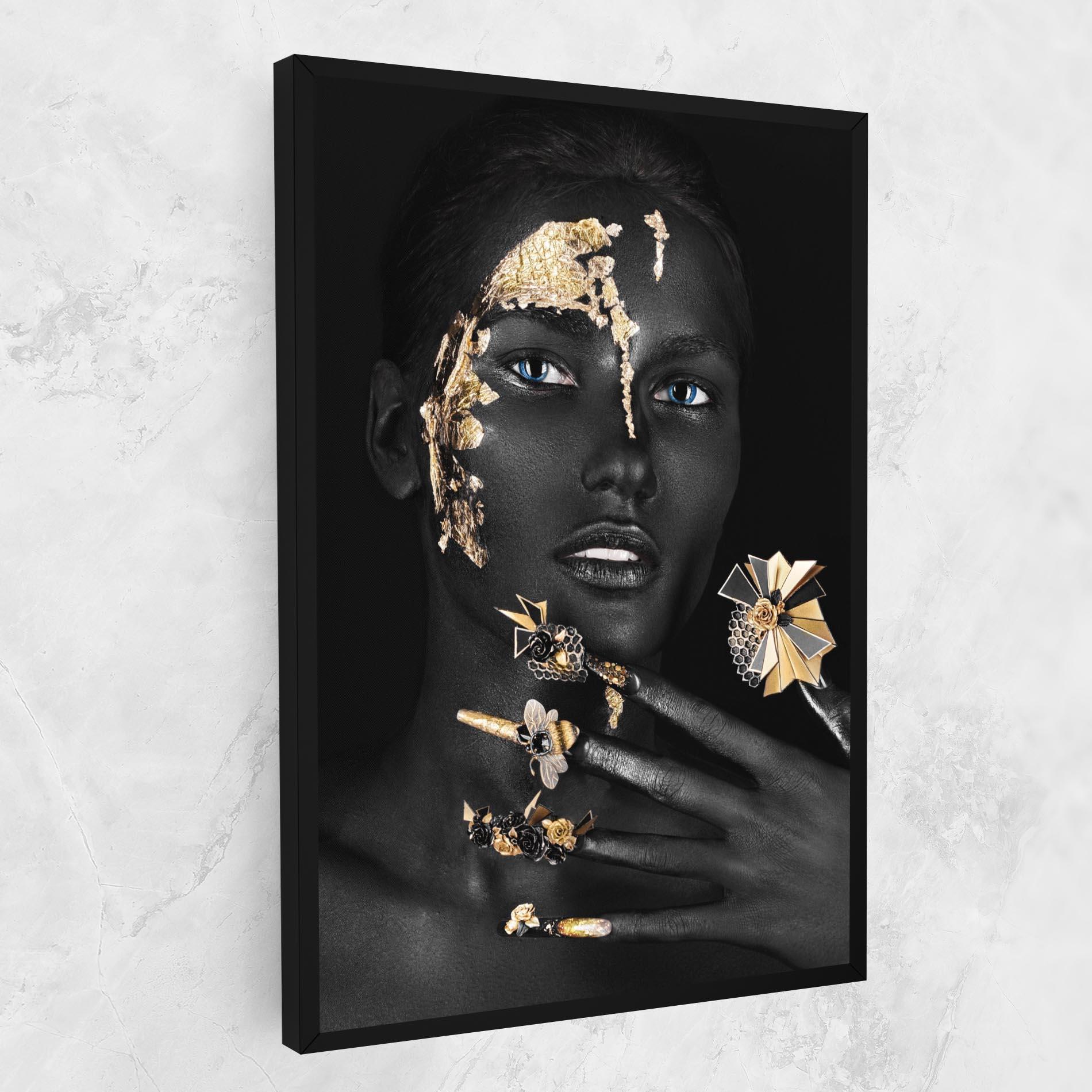 Leinwandbild Black Art Makeup mockup 1