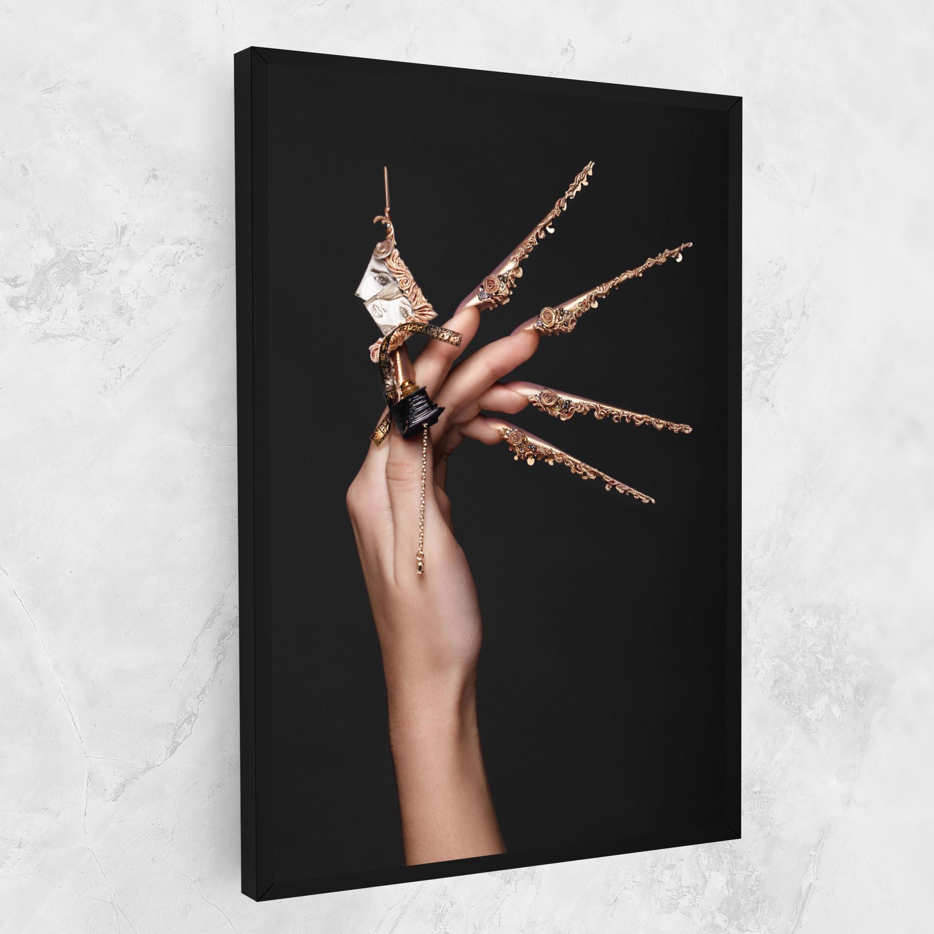 Leinwandbild Creative Design Nails mockup 1