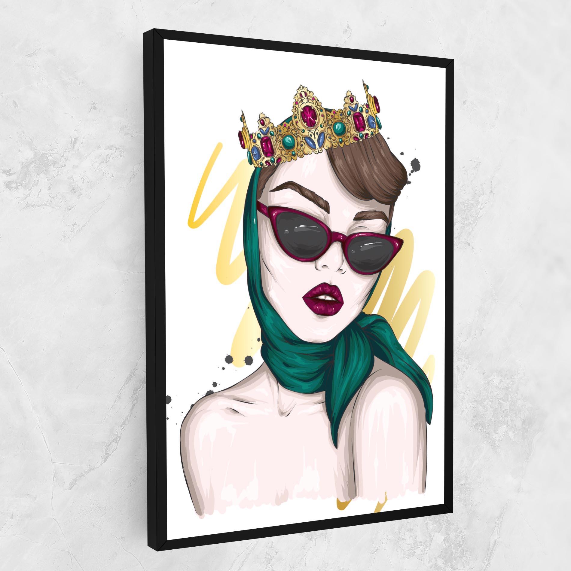 Leinwandbild Diva Crown mockup 1