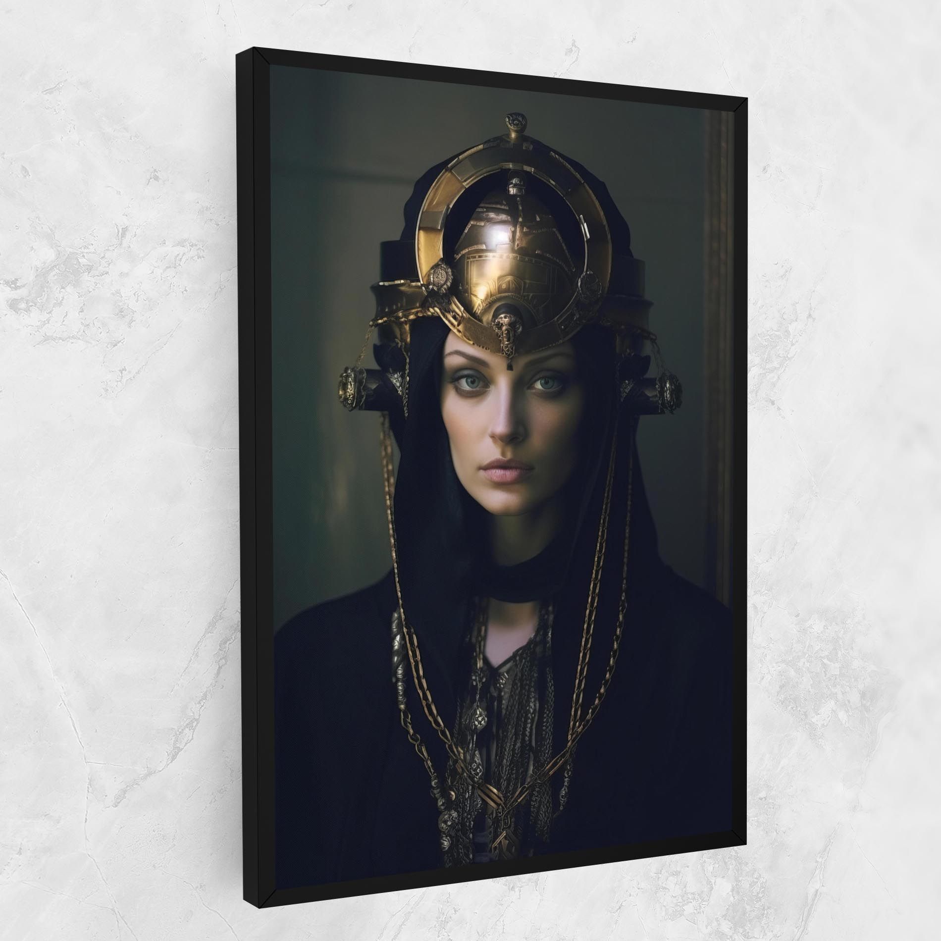 Gold Headpiece mockup 1