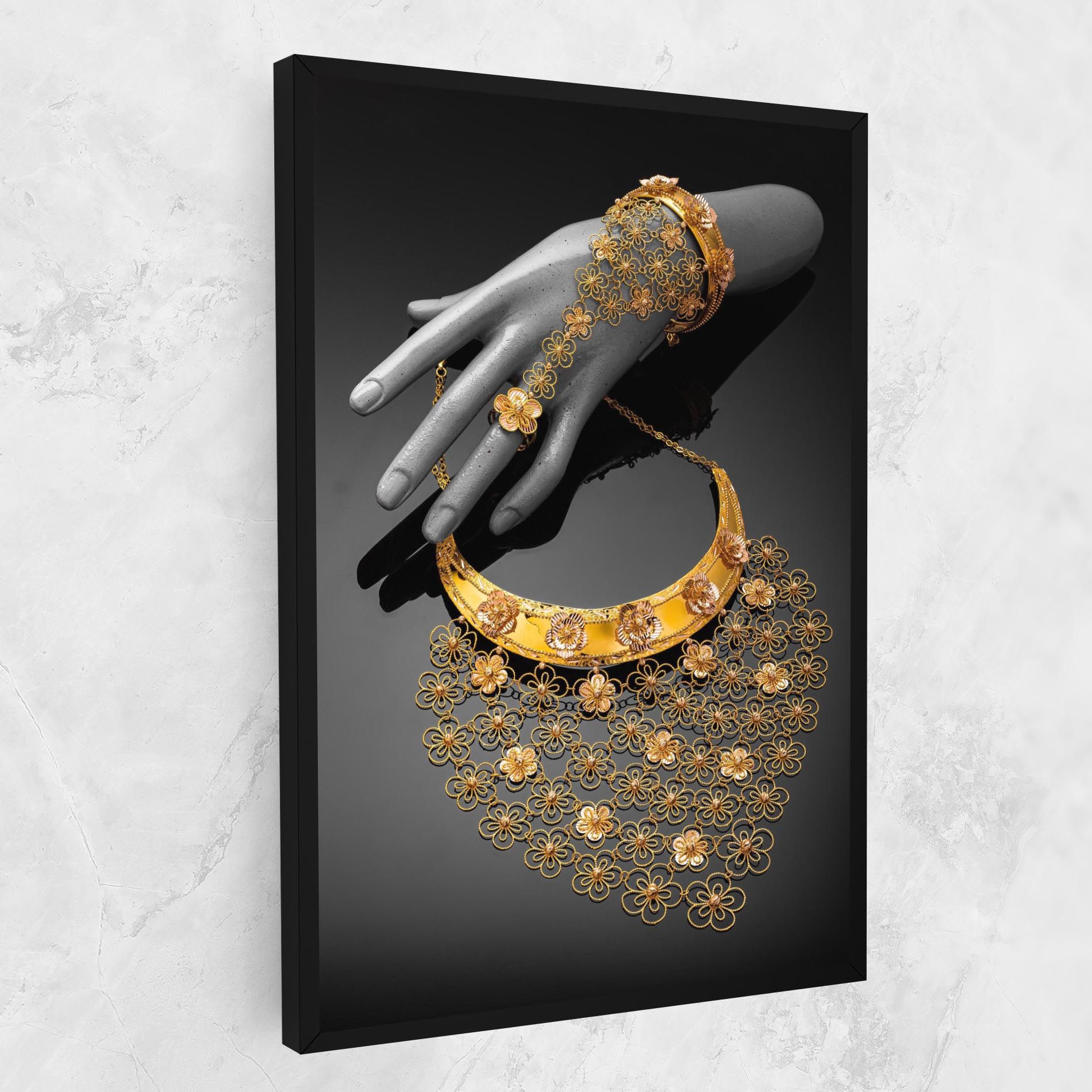 Golden Jewelery Set mockup 1