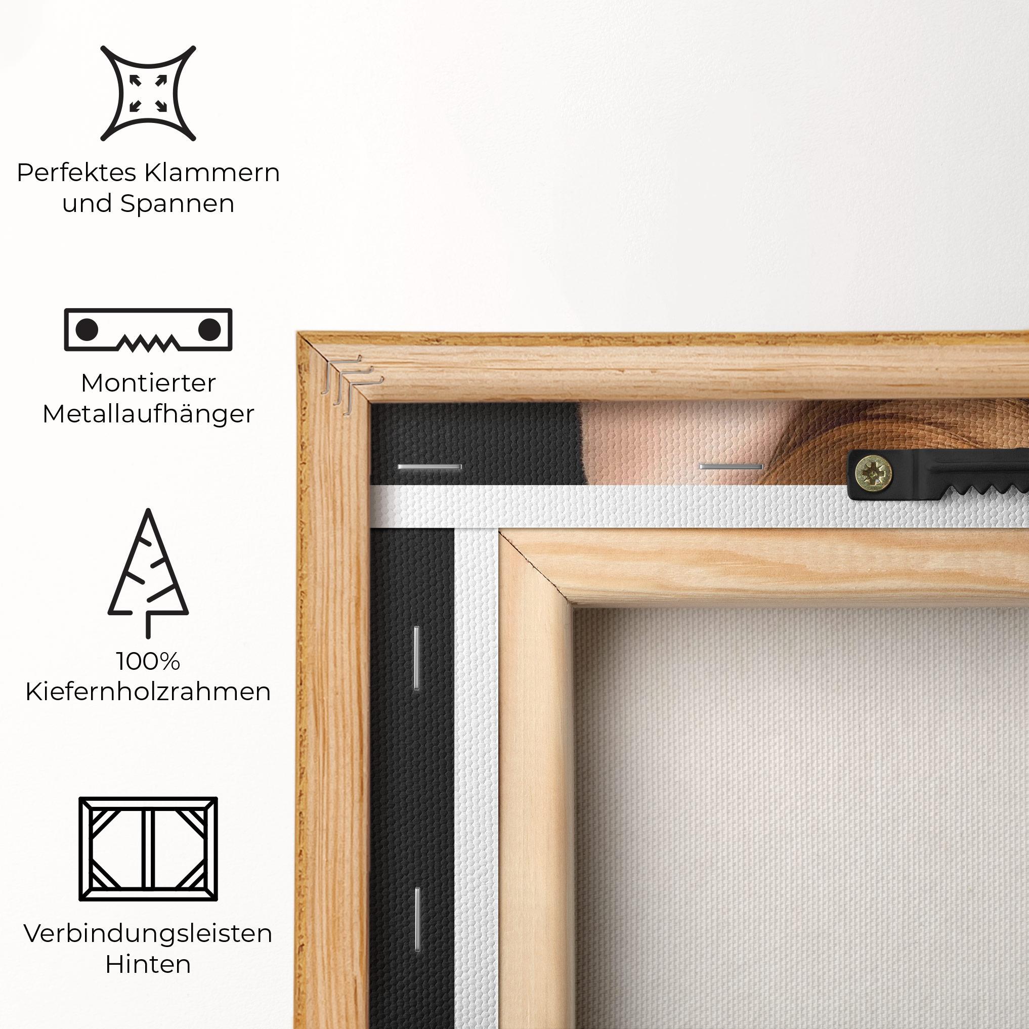 Leinwandbild Elegant Earrings mockup 5