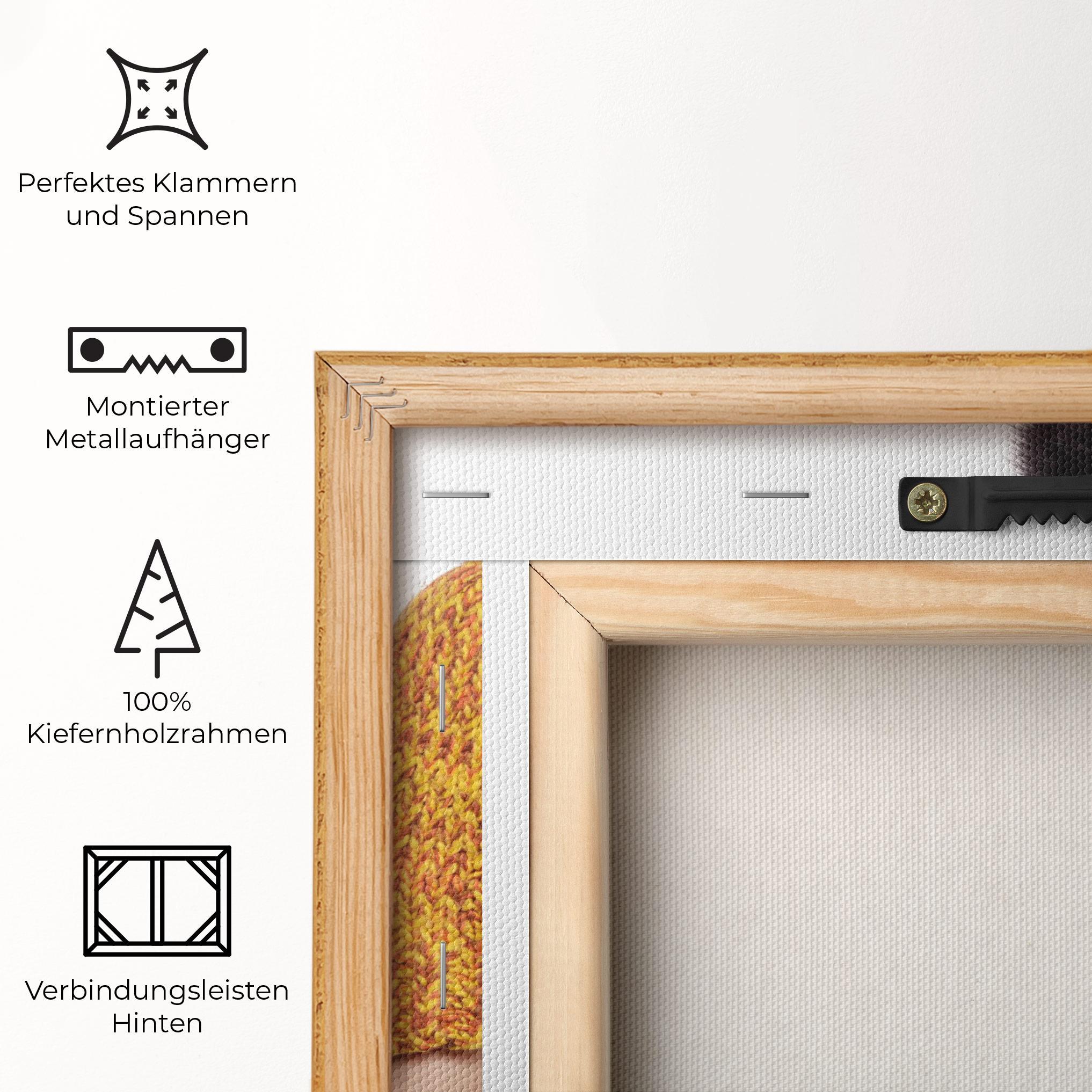 Leinwandbild Gold Accessories mockup 5