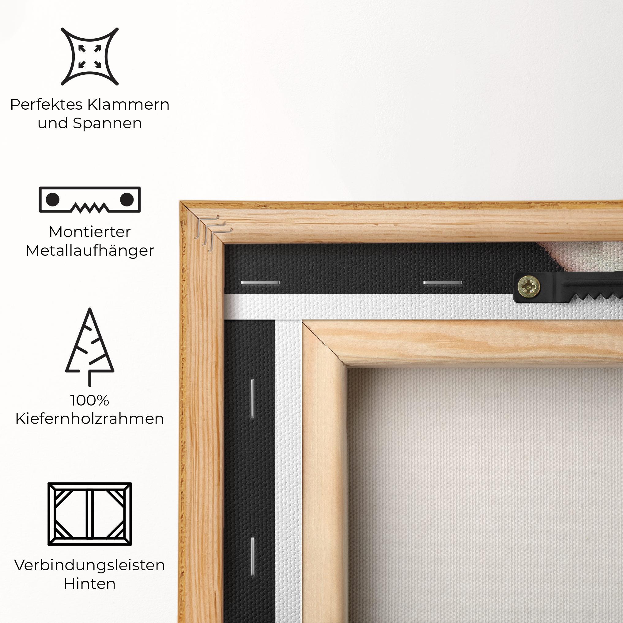 Leinwandbild Gold Necklace mockup 5