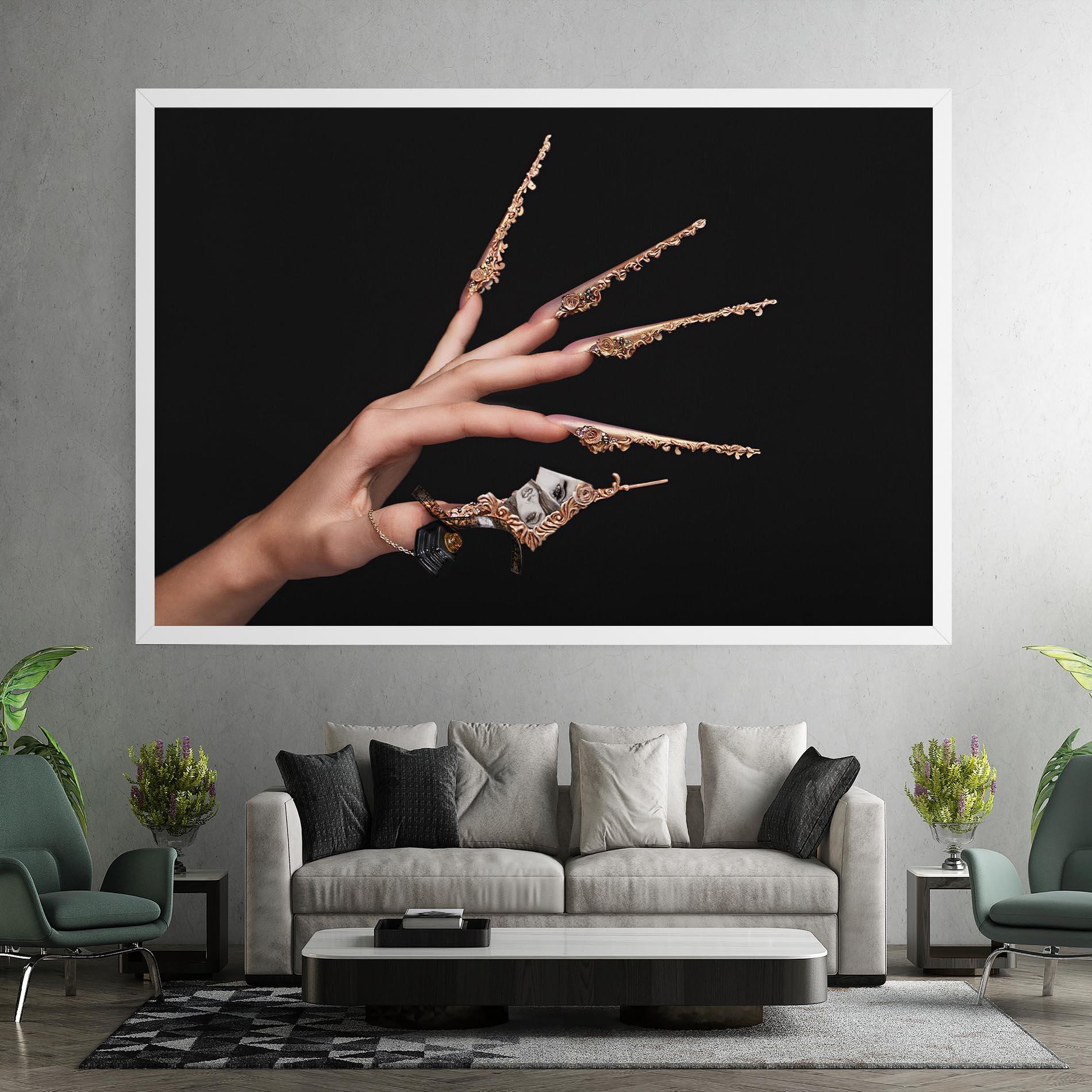 Leinwandbild Creative Manicure mockup 7