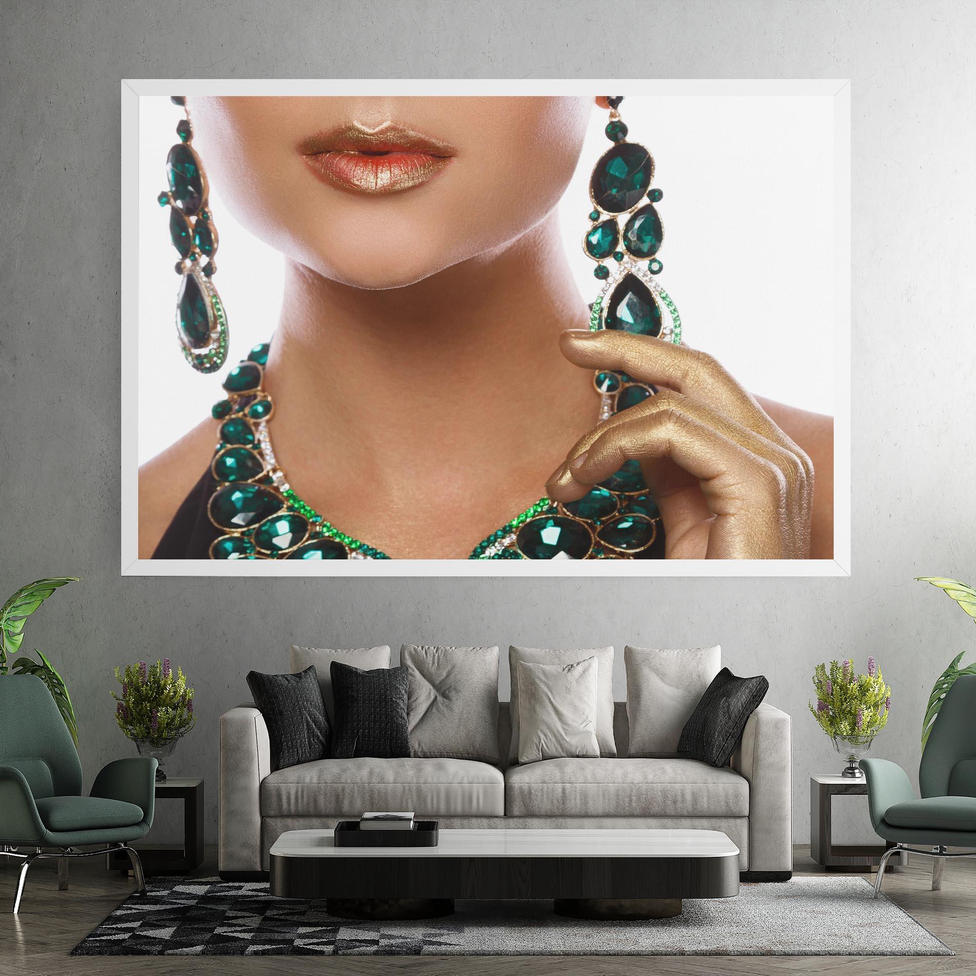 Leinwandbild Green Accessory mockup 7