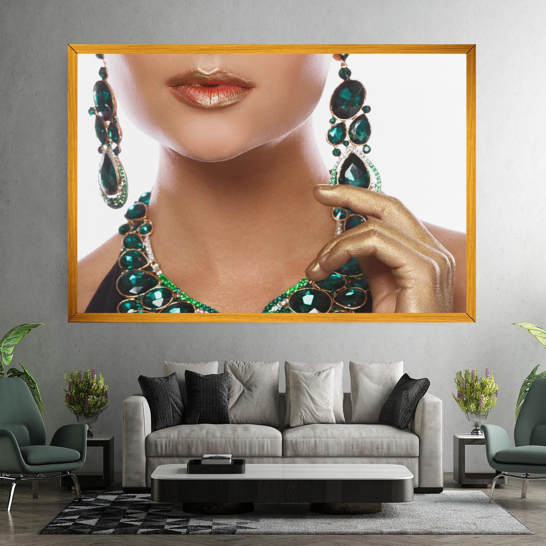 Leinwandbild Green Accessory mockup 7