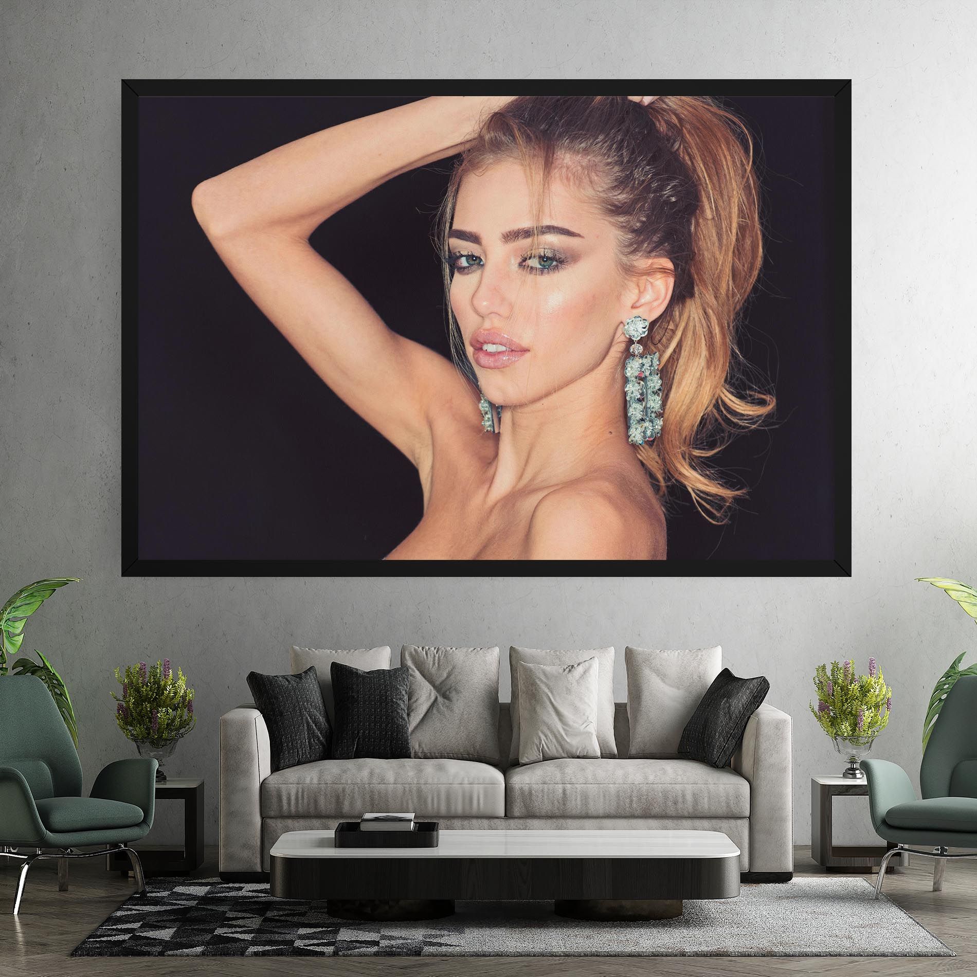 Flower Earrings mockup 7