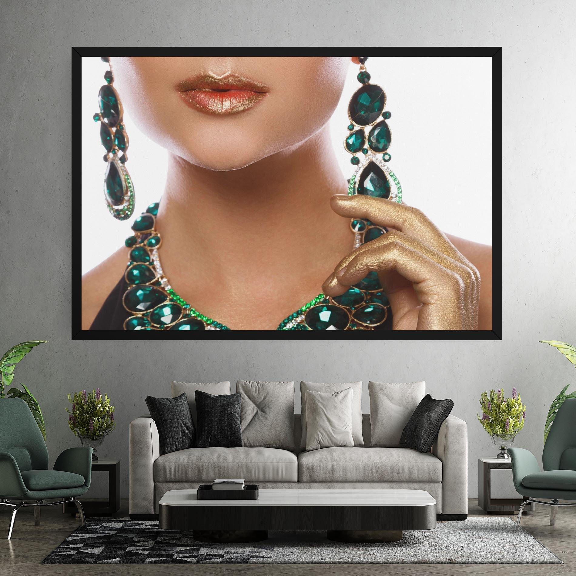 Leinwandbild Green Accessory mockup 7