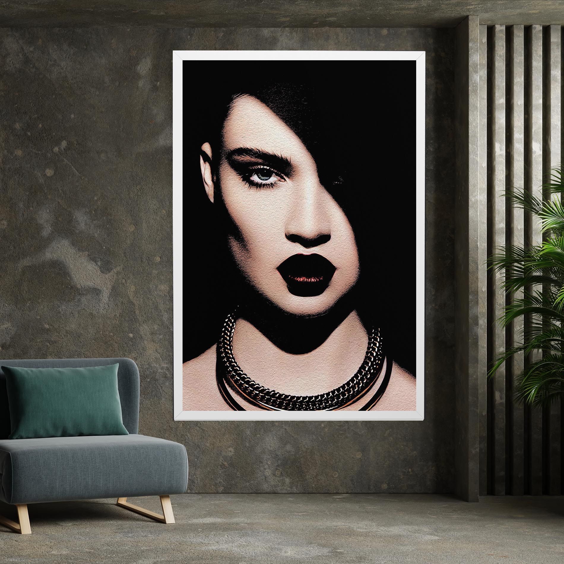 Gold Necklace mockup 7