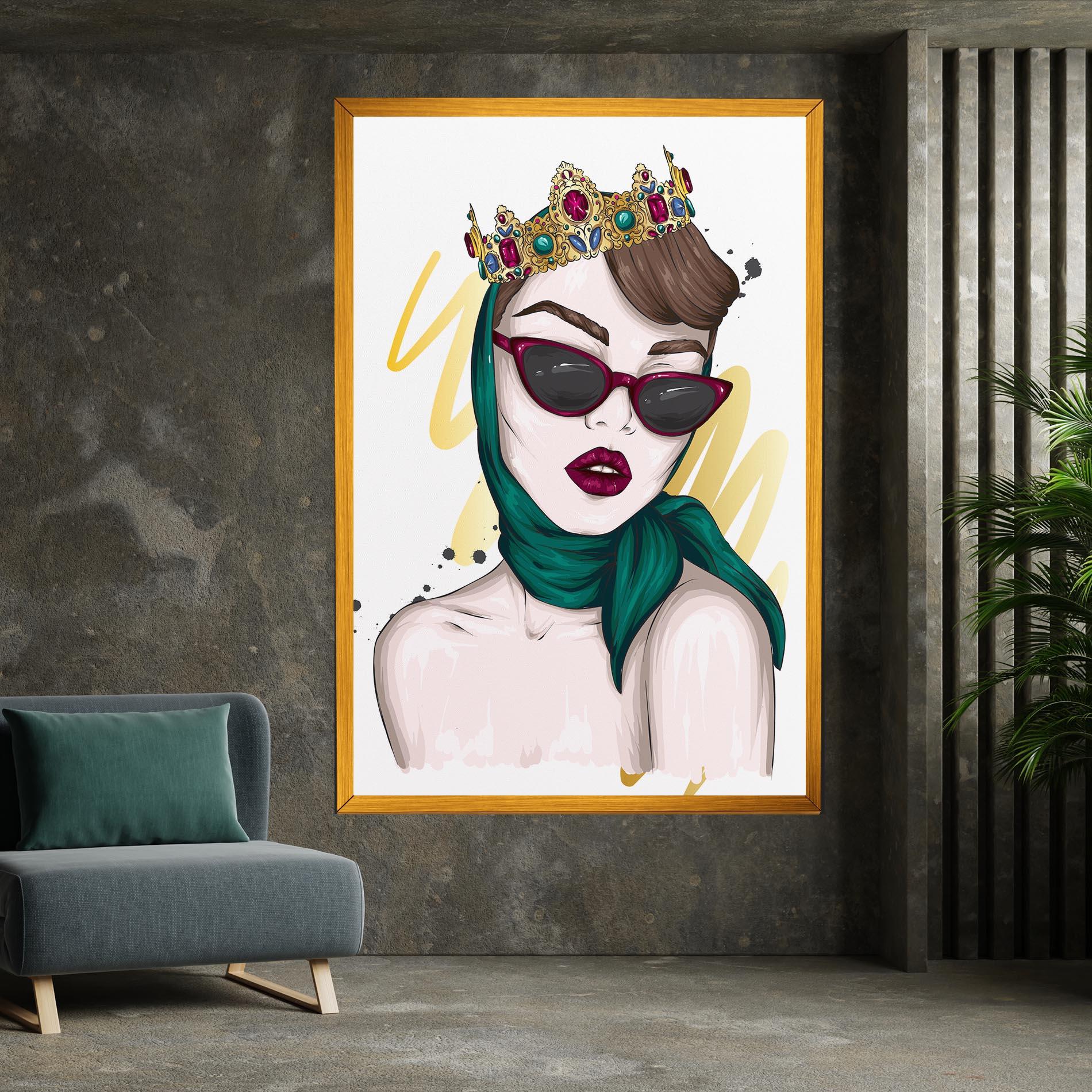 Leinwandbild Diva Crown mockup 7