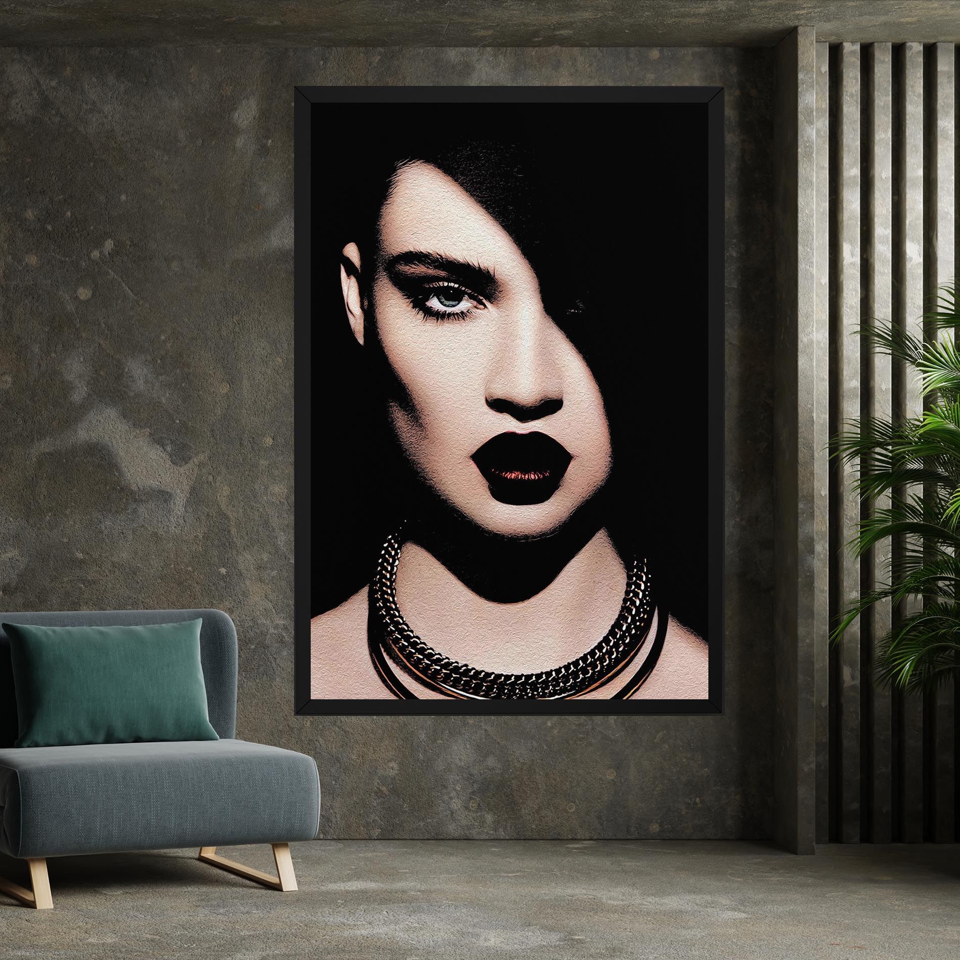 Gold Necklace mockup 7