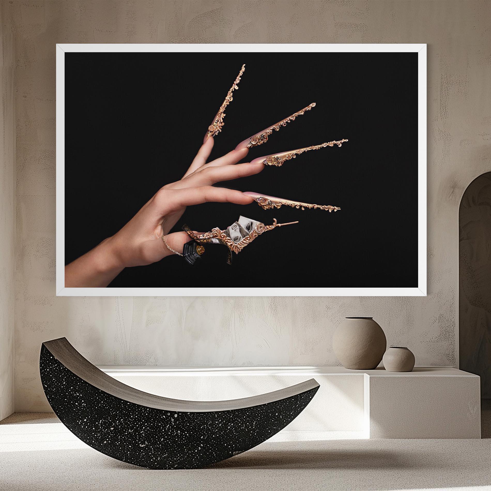 Leinwandbild Creative Manicure mockup 8