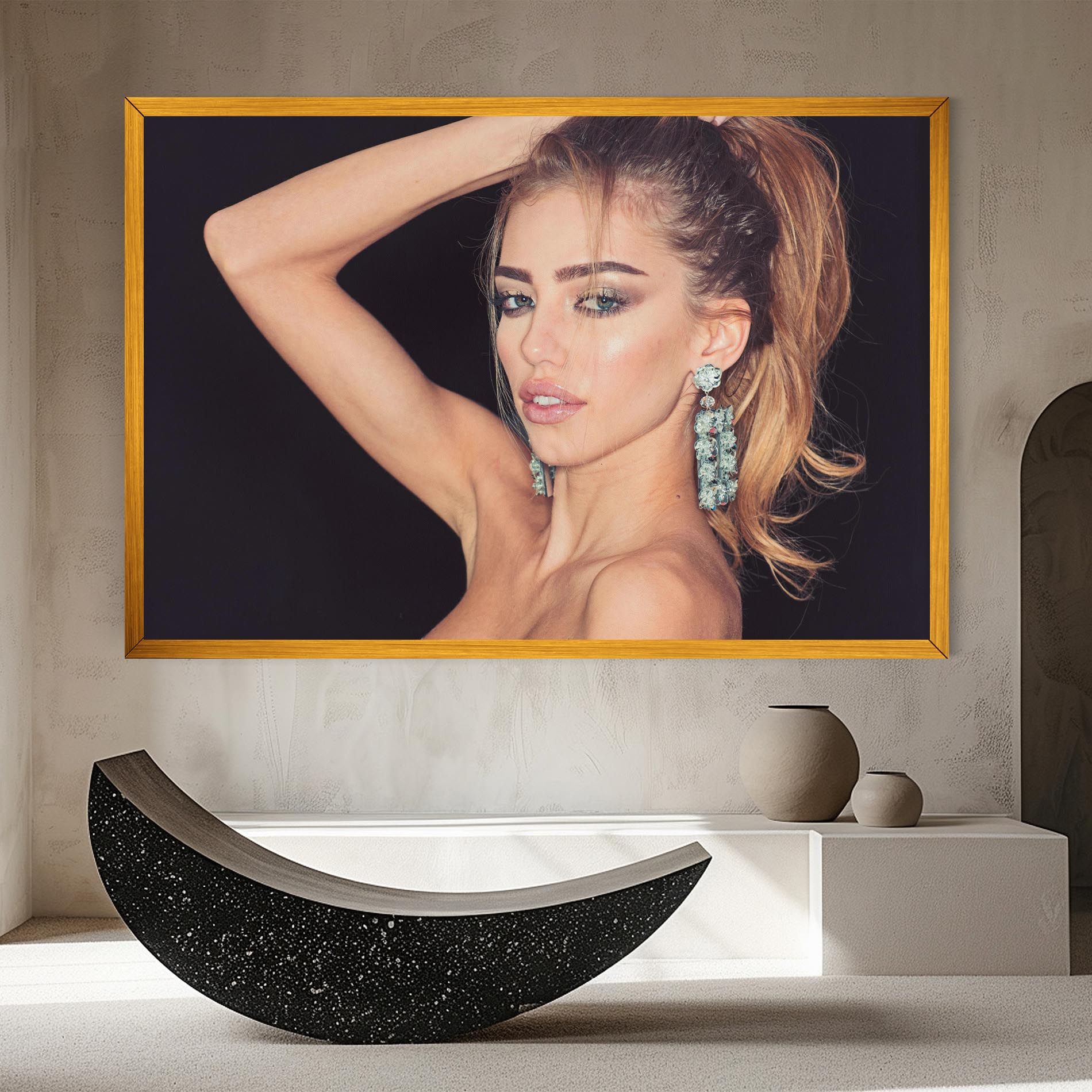 Flower Earrings mockup 8