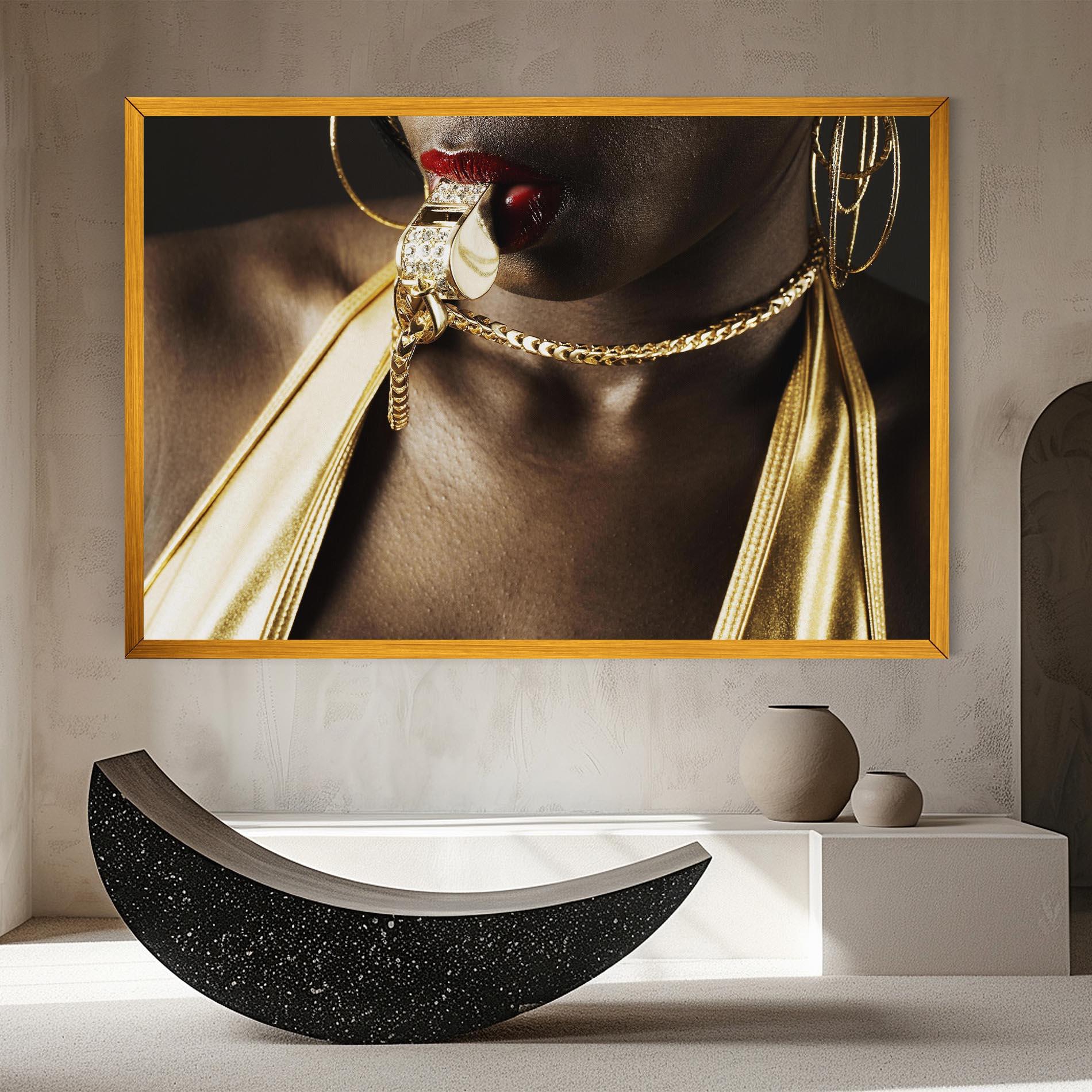 Leinwandbild Golden Whistle mockup 8