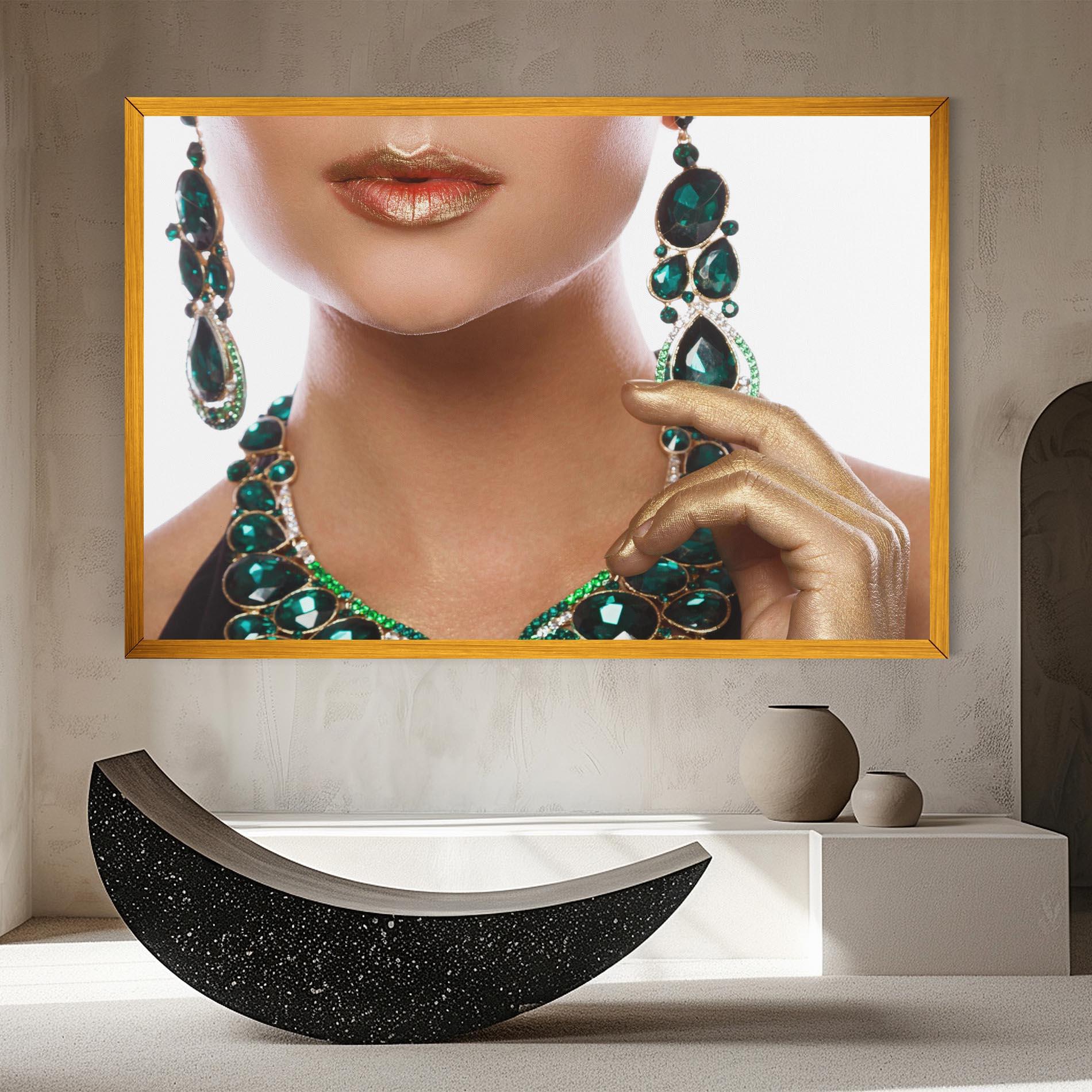 Leinwandbild Green Accessory mockup 8