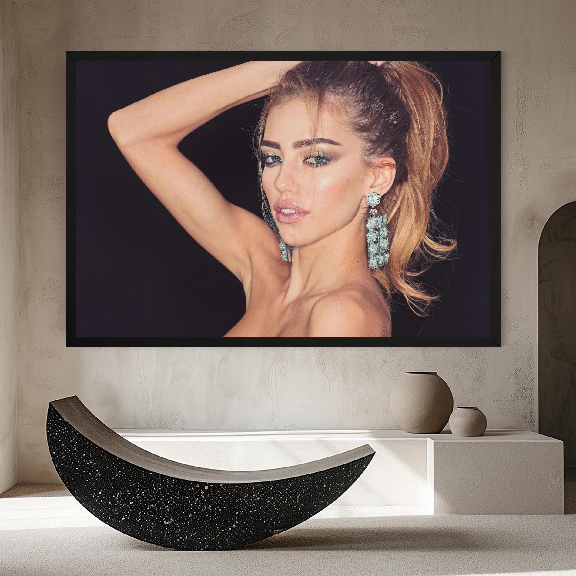 Flower Earrings mockup 8