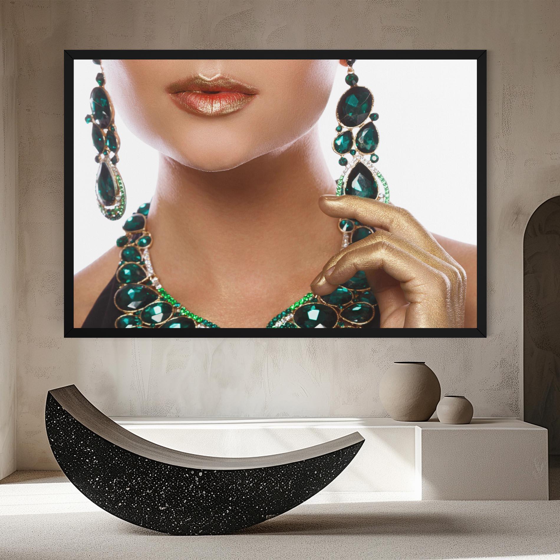 Leinwandbild Green Accessory mockup 8