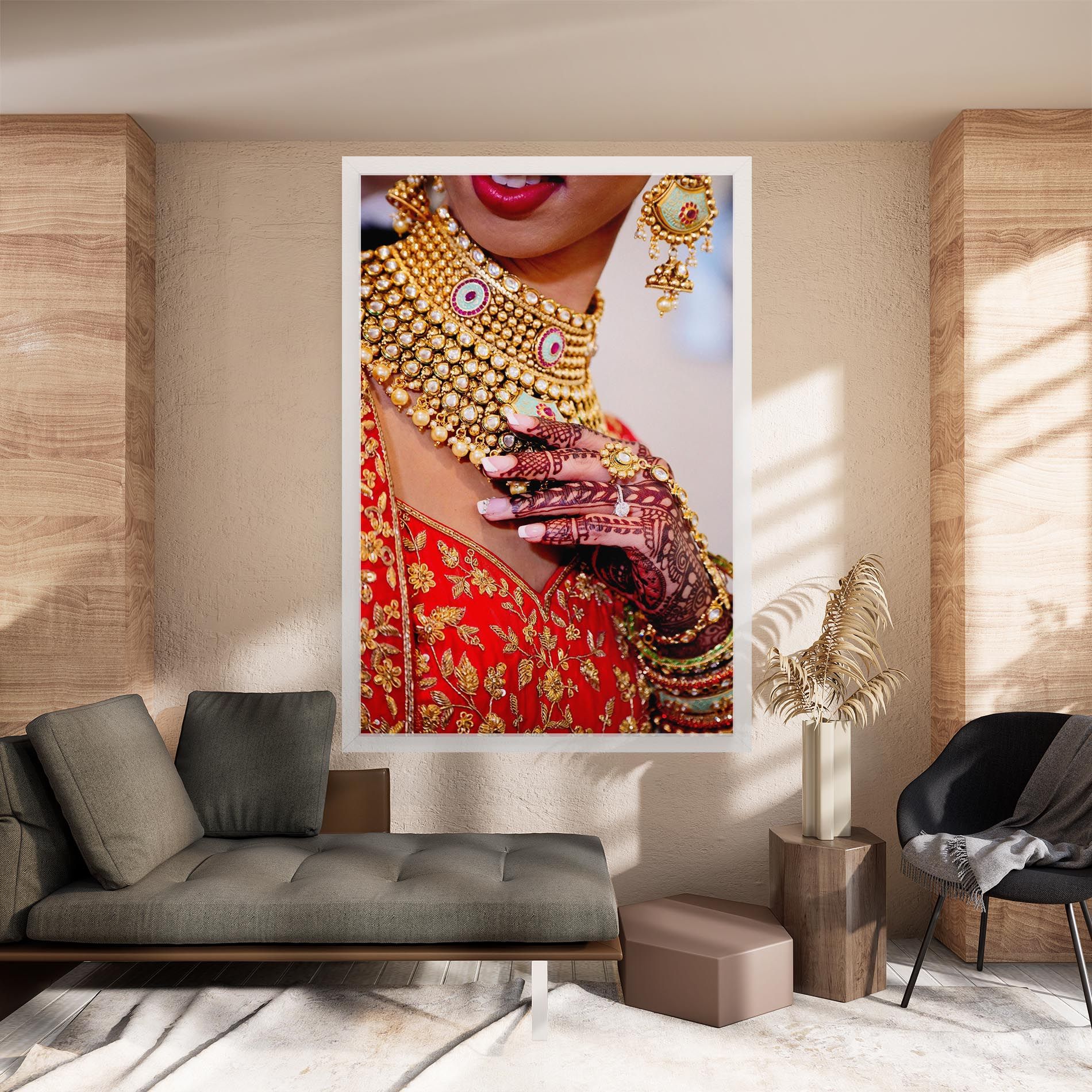 Gold Beautiful Jewelry mockup 8