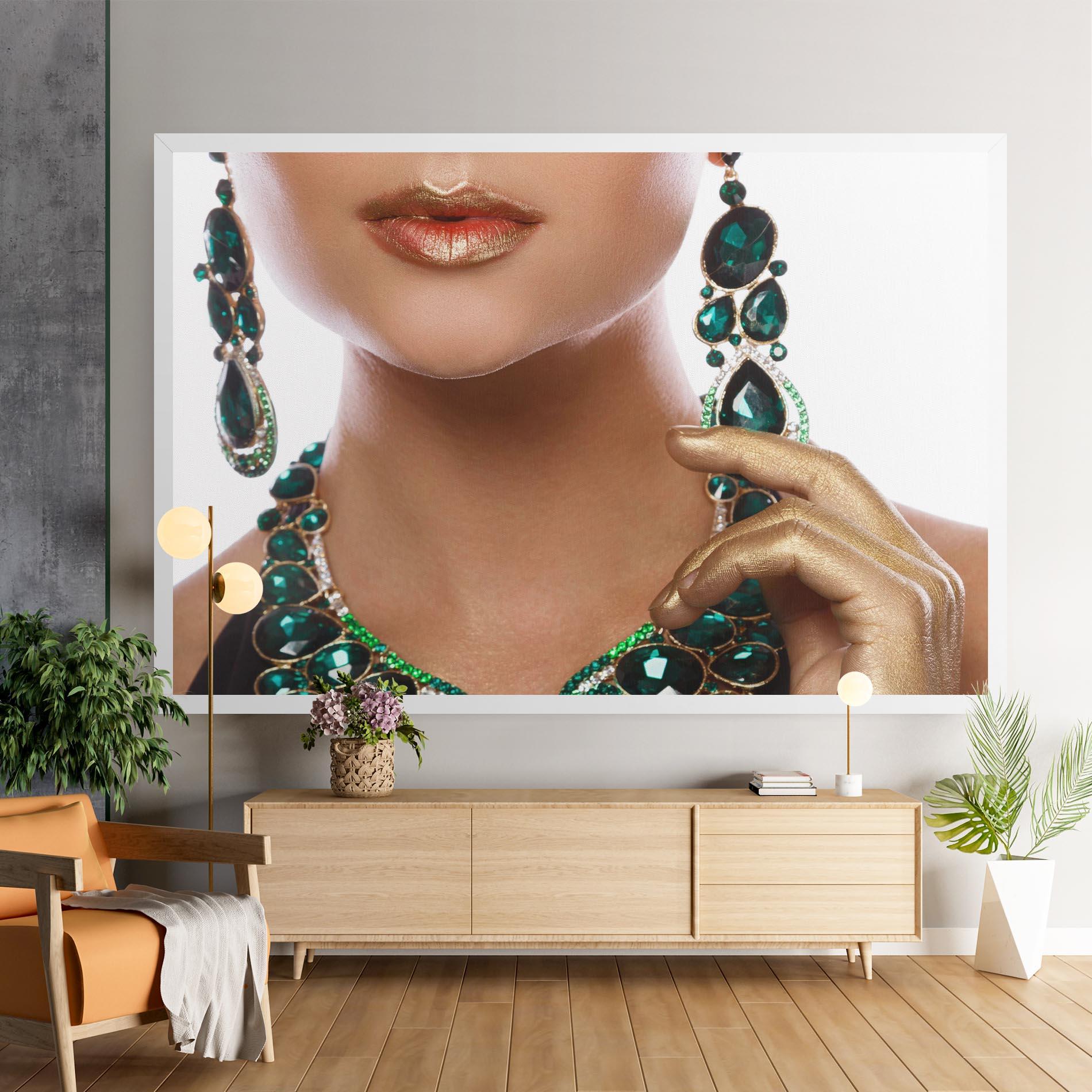 Leinwandbild Green Accessory mockup 9