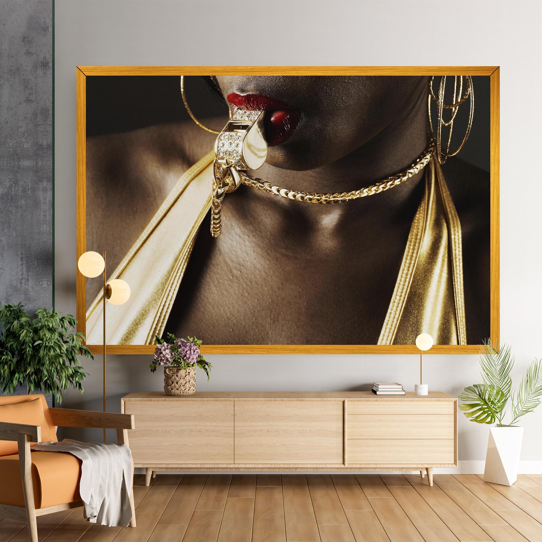 Leinwandbild Golden Whistle mockup 9