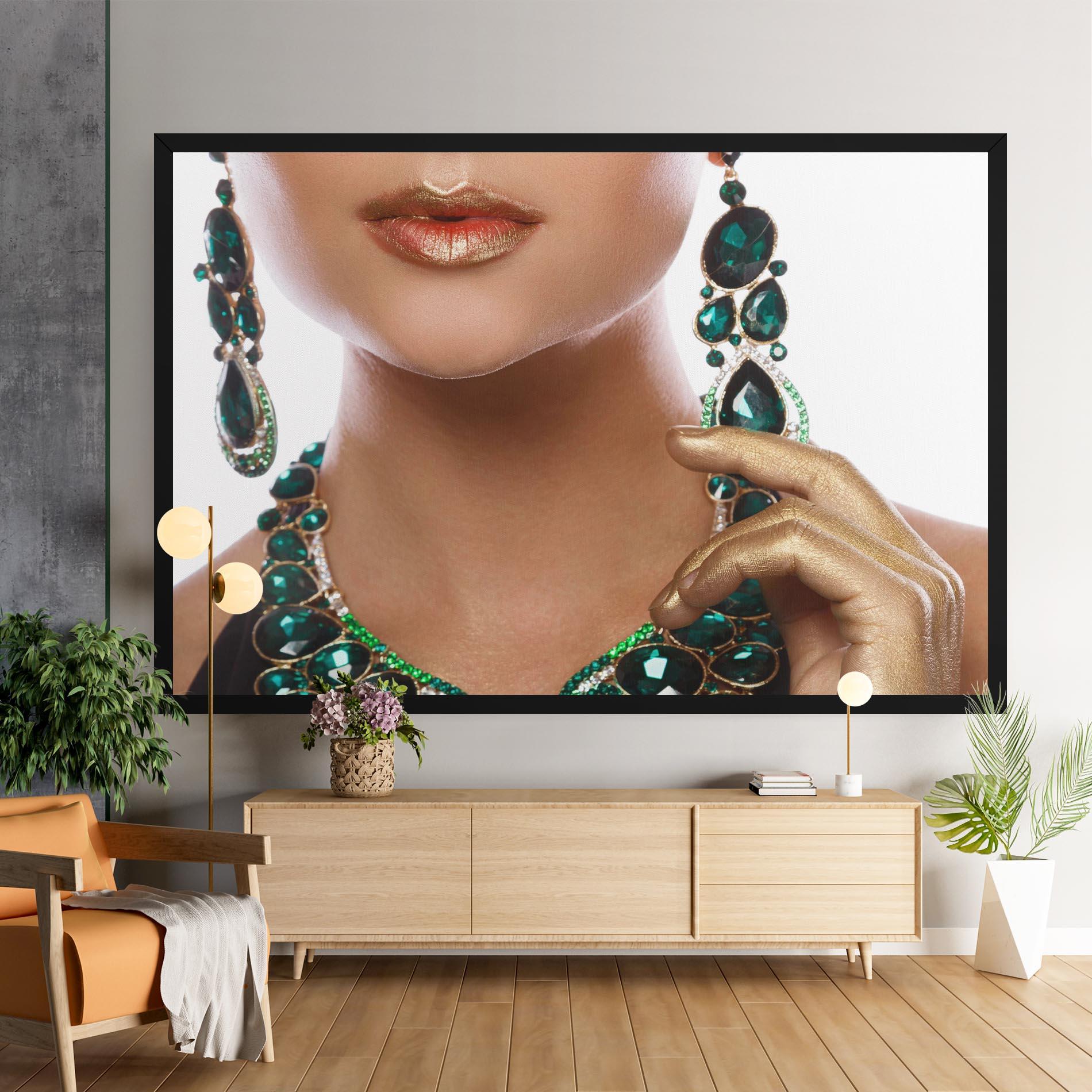Leinwandbild Green Accessory mockup 9