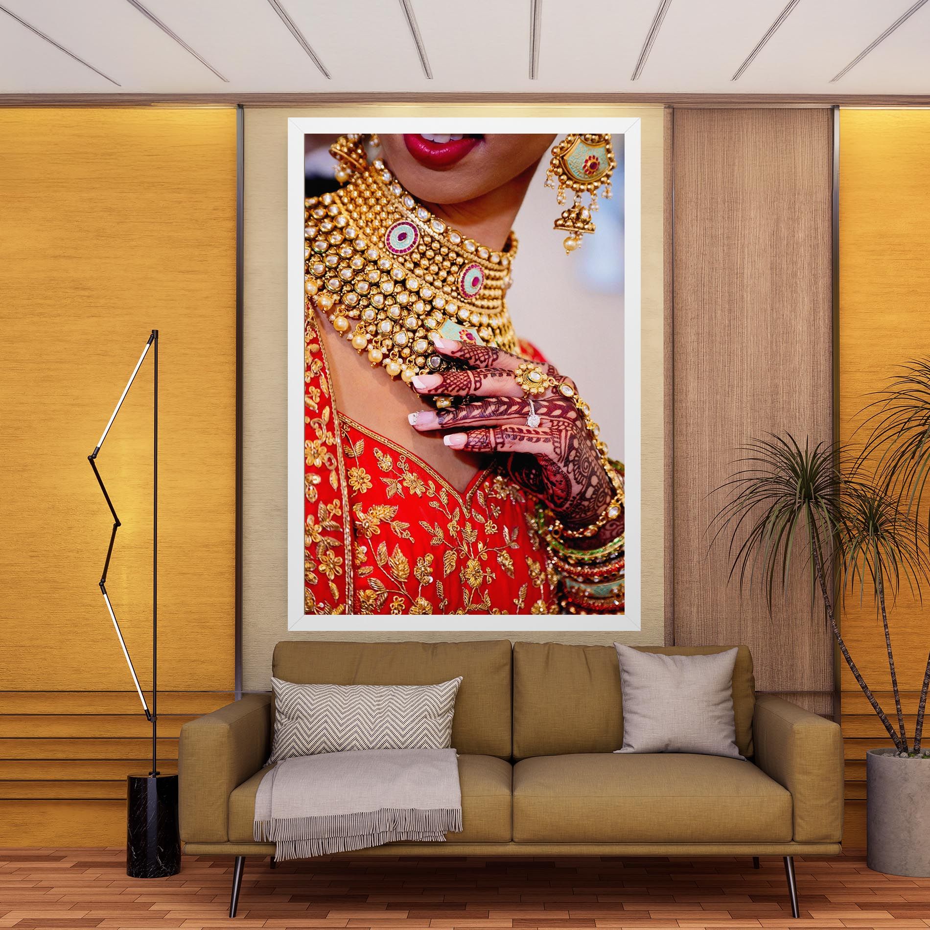 Gold Beautiful Jewelry mockup 9