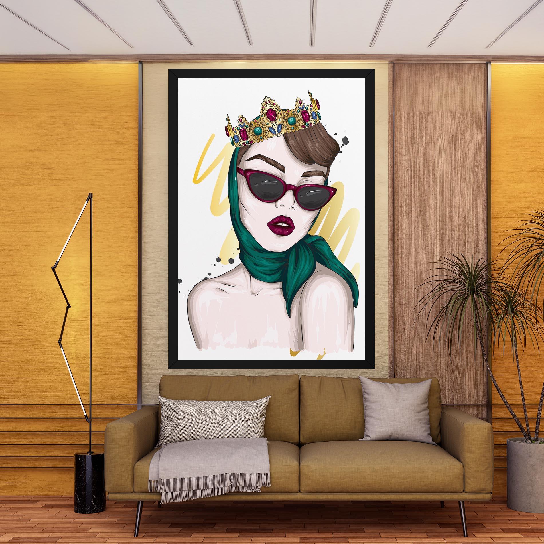 Leinwandbild Diva Crown mockup 9