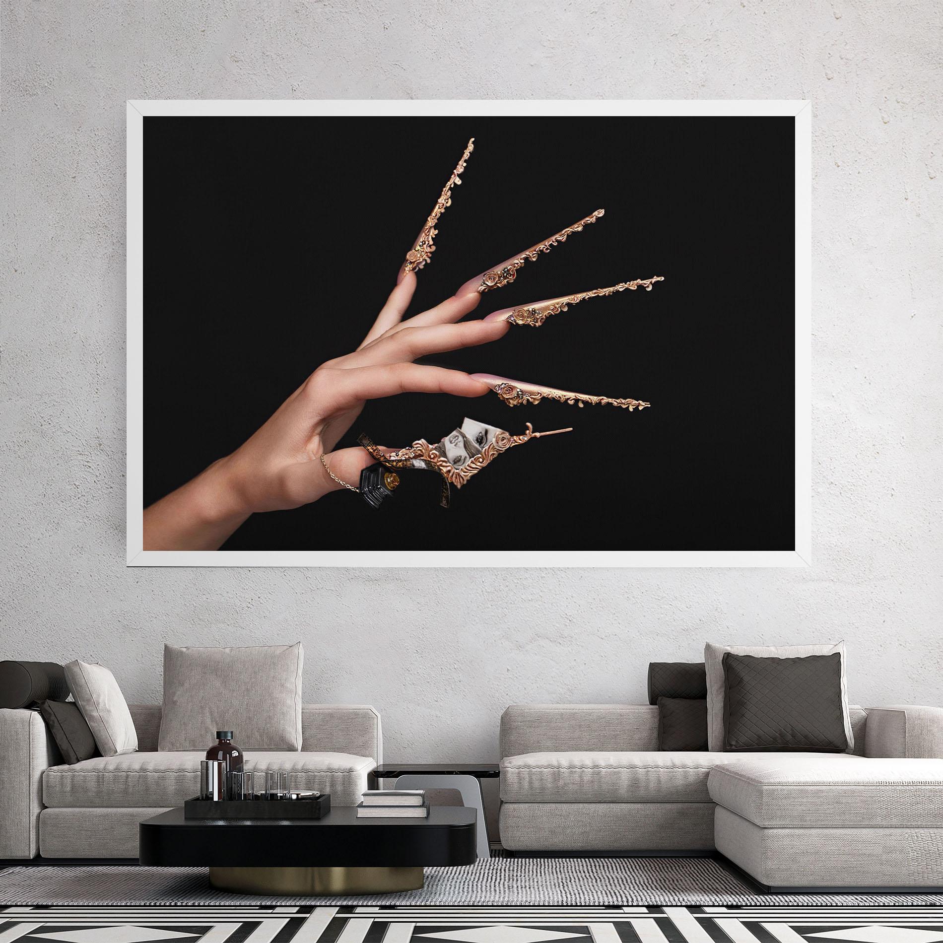 Leinwandbild Creative Manicure mockup 2