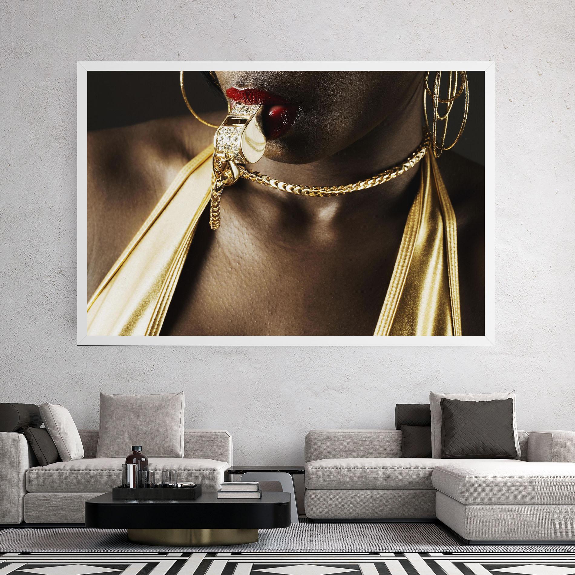 Leinwandbild Golden Whistle mockup 2