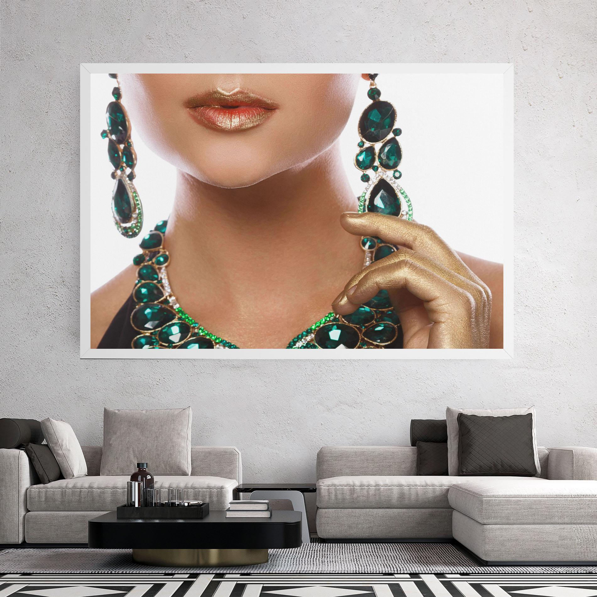 Leinwandbild Green Accessory mockup 2