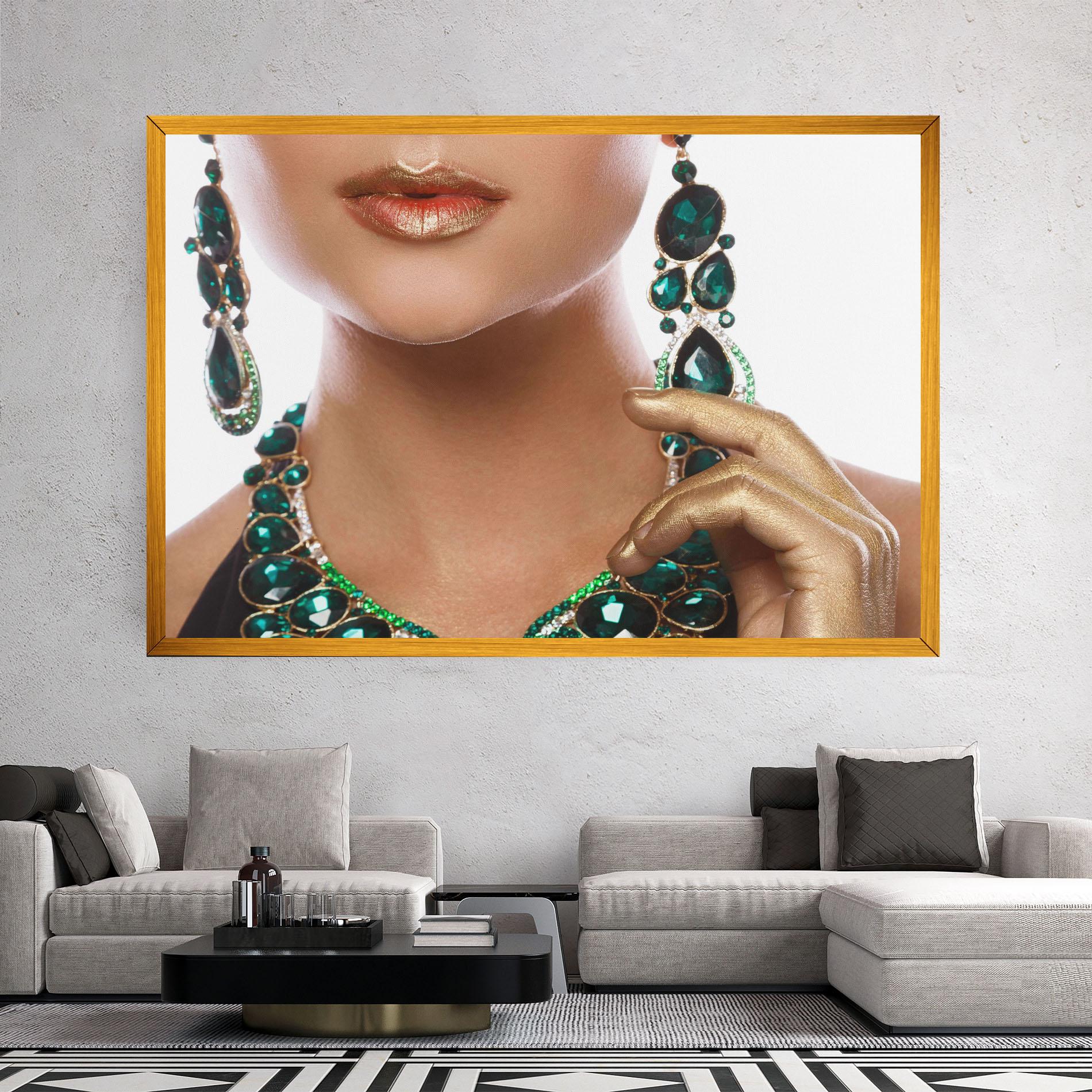 Leinwandbild Green Accessory mockup 2