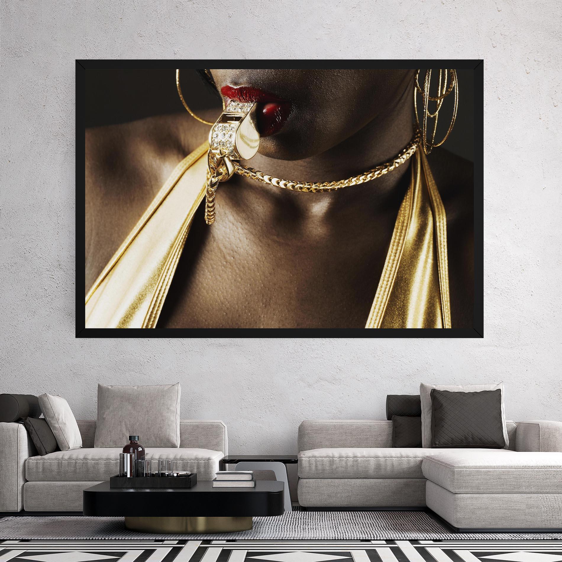 Leinwandbild Golden Whistle mockup 2